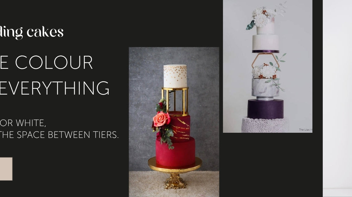 Two Tone Wedding Cakes: A Design Method for Building Statement Centrepieces
