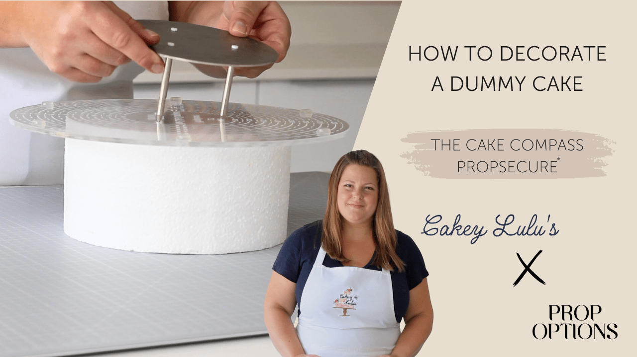 PropTV: How to Cover a Dummy Cake Using the Cake Compass - Prop Options