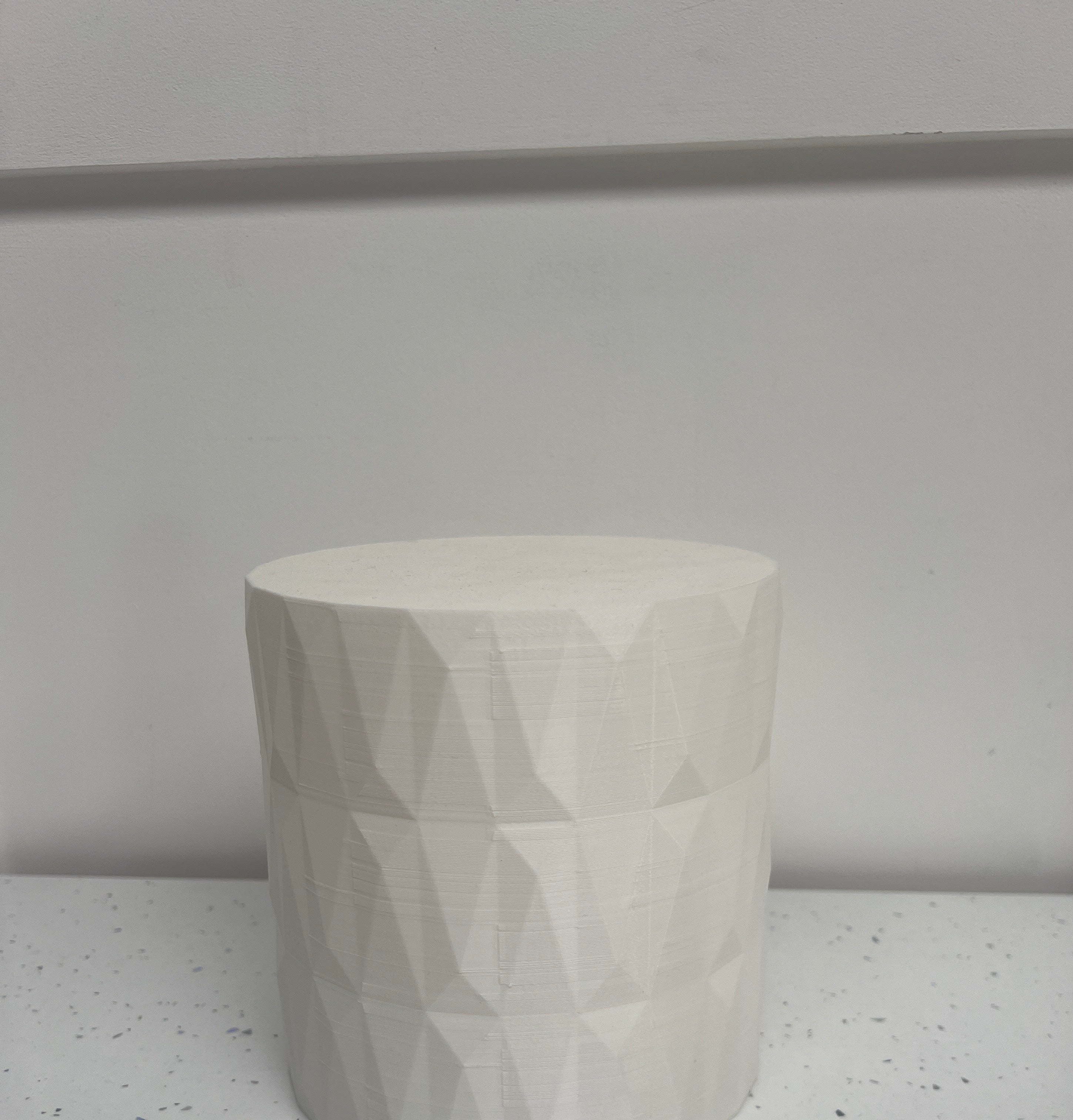 Outlet 6" x 6" Round Studded Cake Separator - White - Prototype - Prop Options