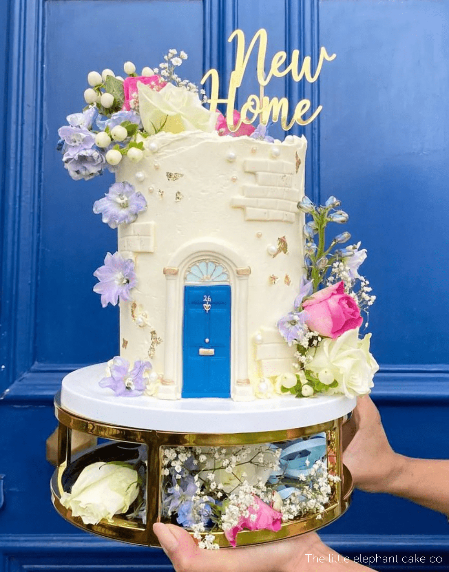 10" Round Metallic Cake Separator - Prop Options