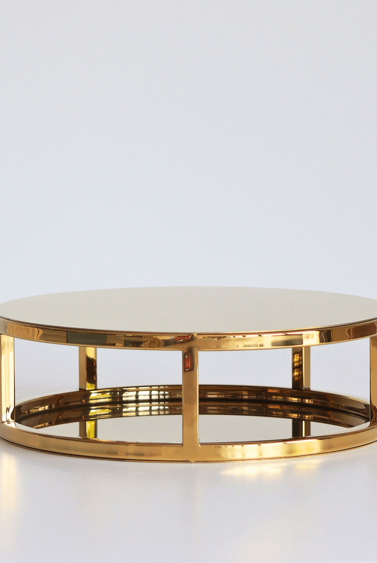 10" Round Metallic Cake Separator - Prop Options