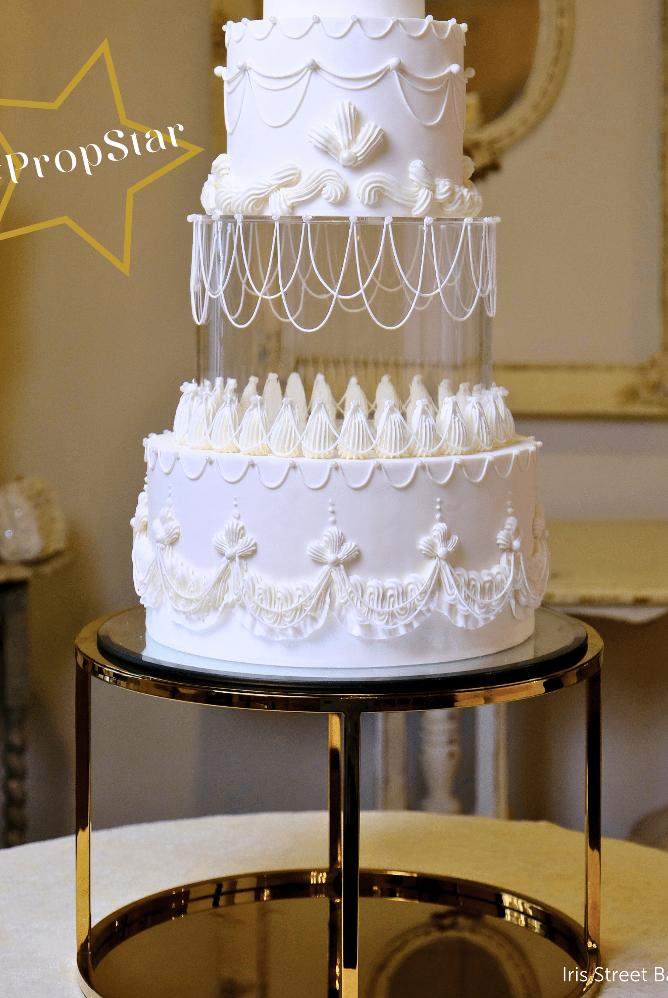 14” Round Metallic Plinth - Prop Options