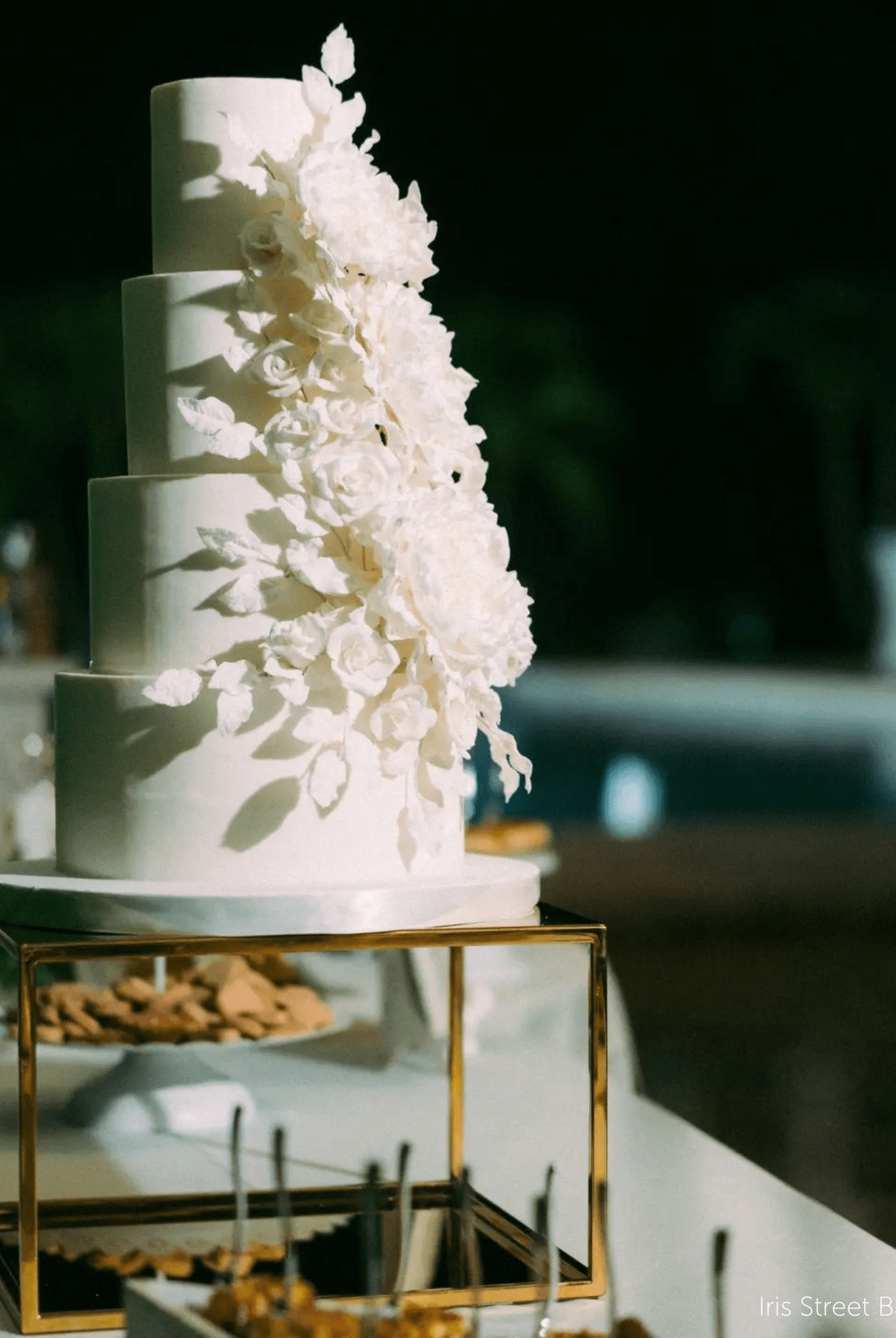 14" Square Metallic Plinth - Prop Options