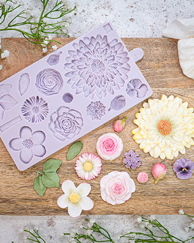 Buttercream Flowers Silicone Mould