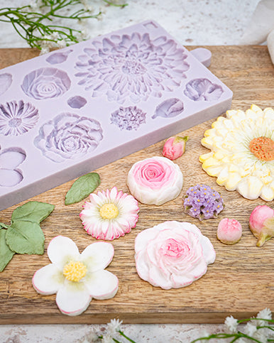 Buttercream Flowers Silicone Mould