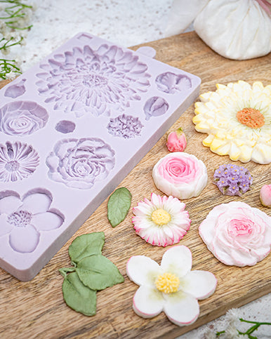 Buttercream Flowers Silicone Mould