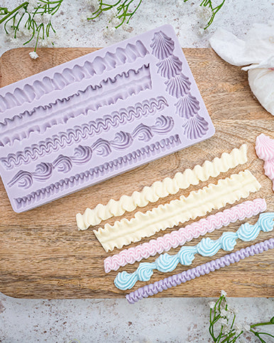 Large Lambeth Borders Silicone Mould