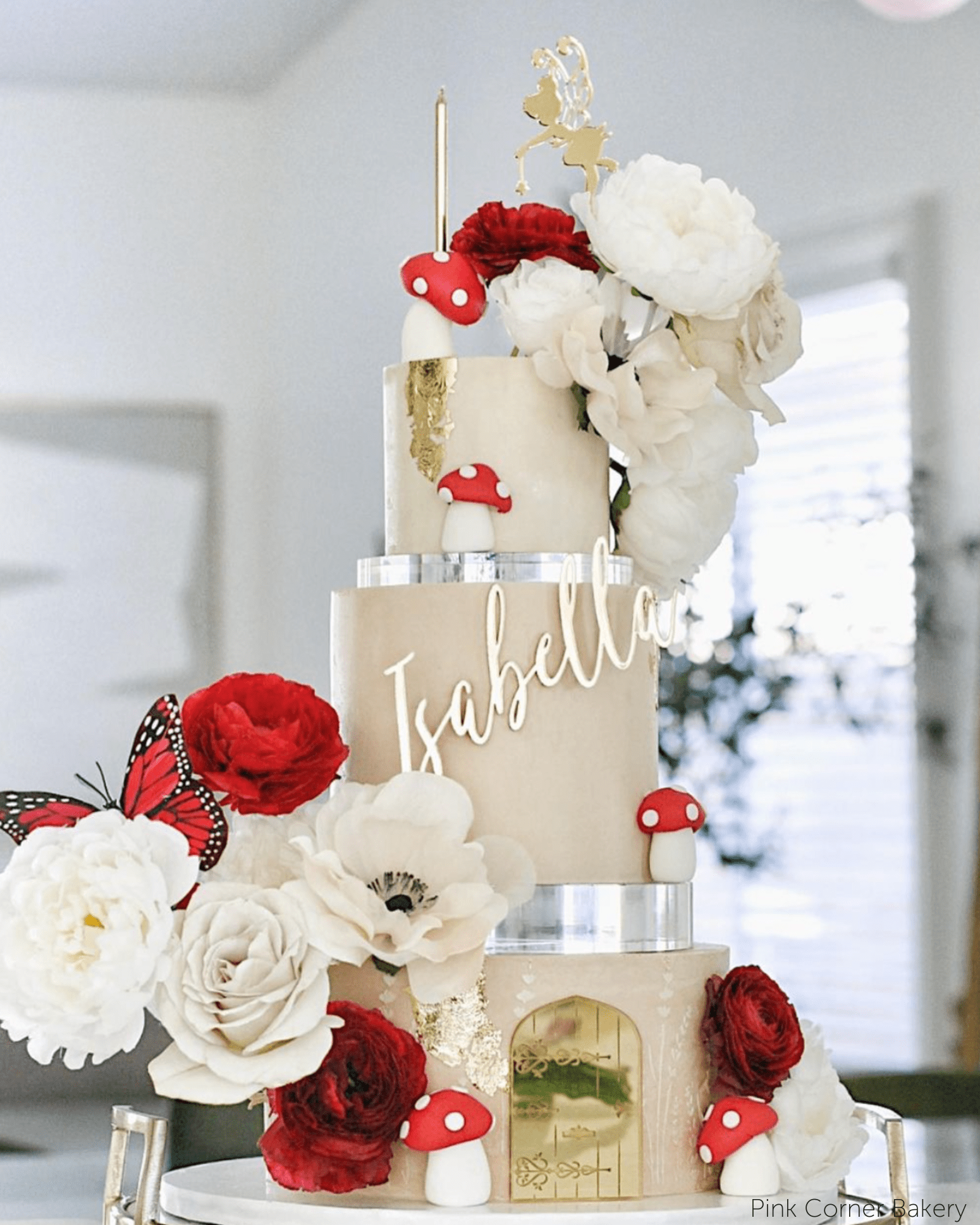 30mm Round Clear Ultra Polished Acrylic Cake Spacer - Prop Options