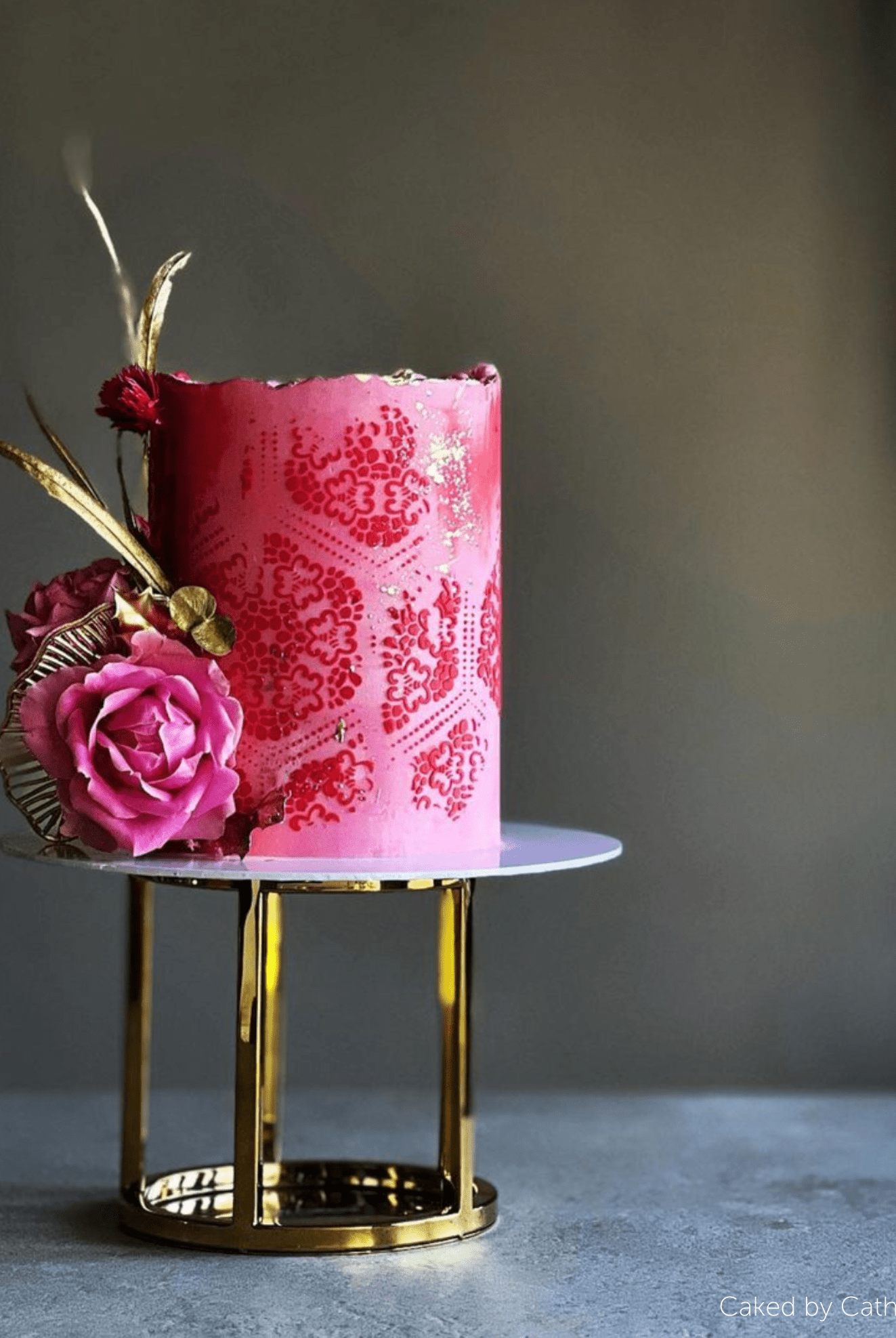 6" Round Metallic Cake Separator - Prop Options