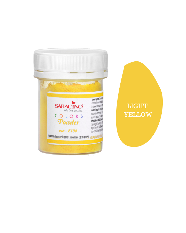 Light Yellow Edible Colour Dust – Fat Soluble Powder for Cakes