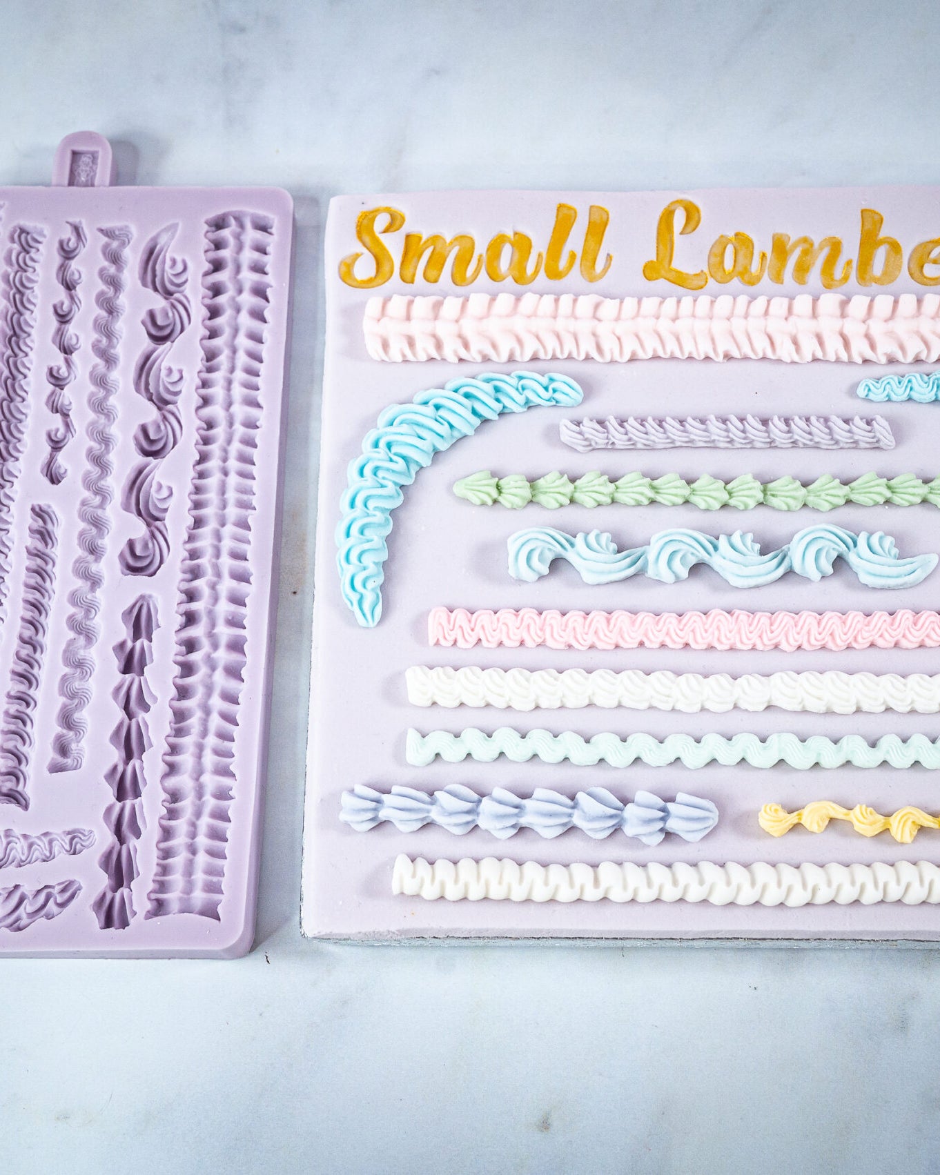 Small Lambeth Borders Silicone Mould