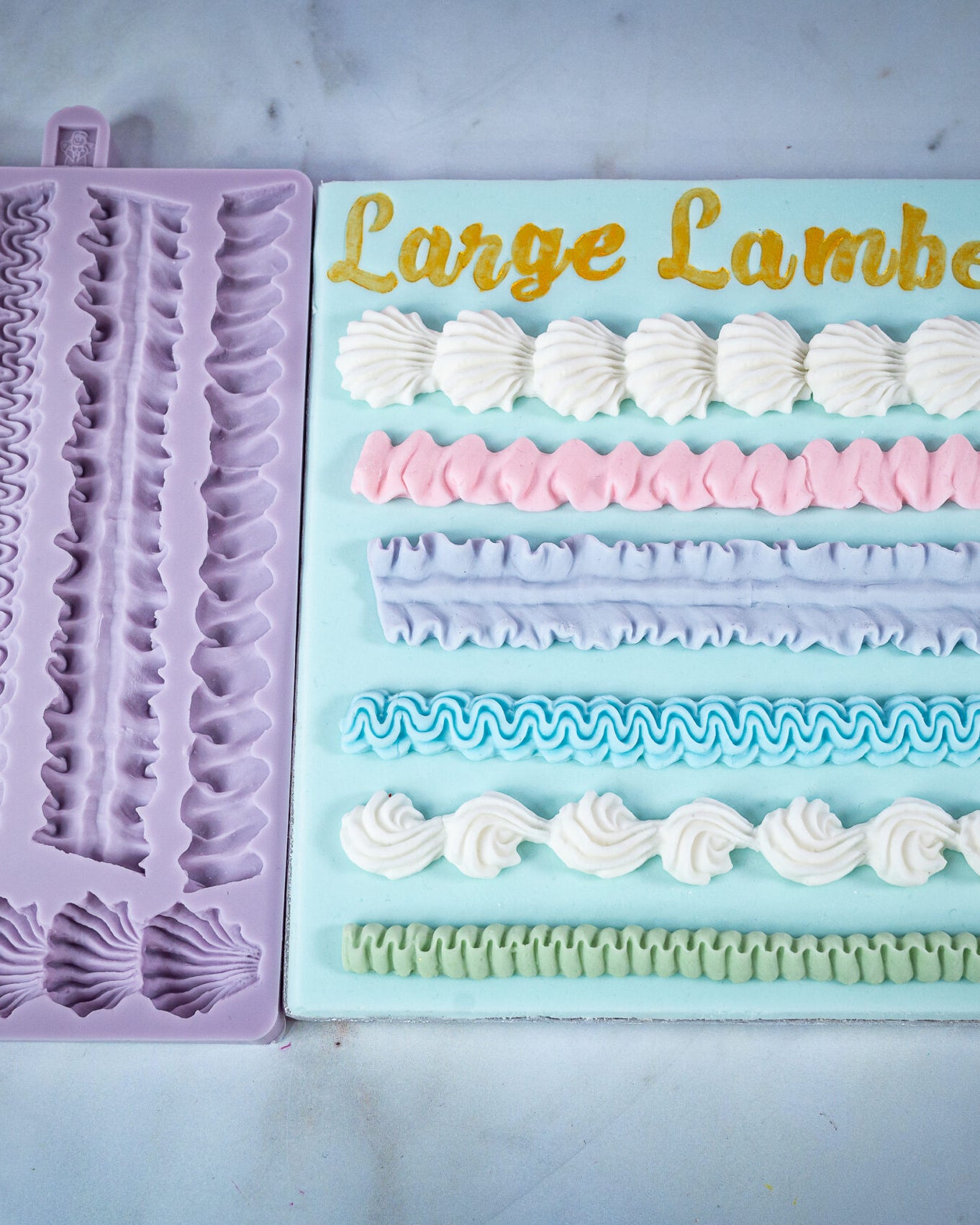 Large Lambeth Borders Silicone Mould
