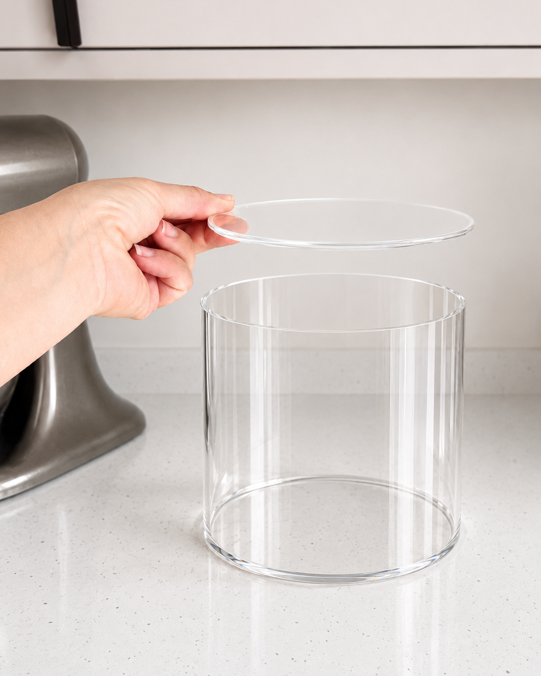 Replacement Lids for Acrylic Fillable Clear Tier - Prop Options