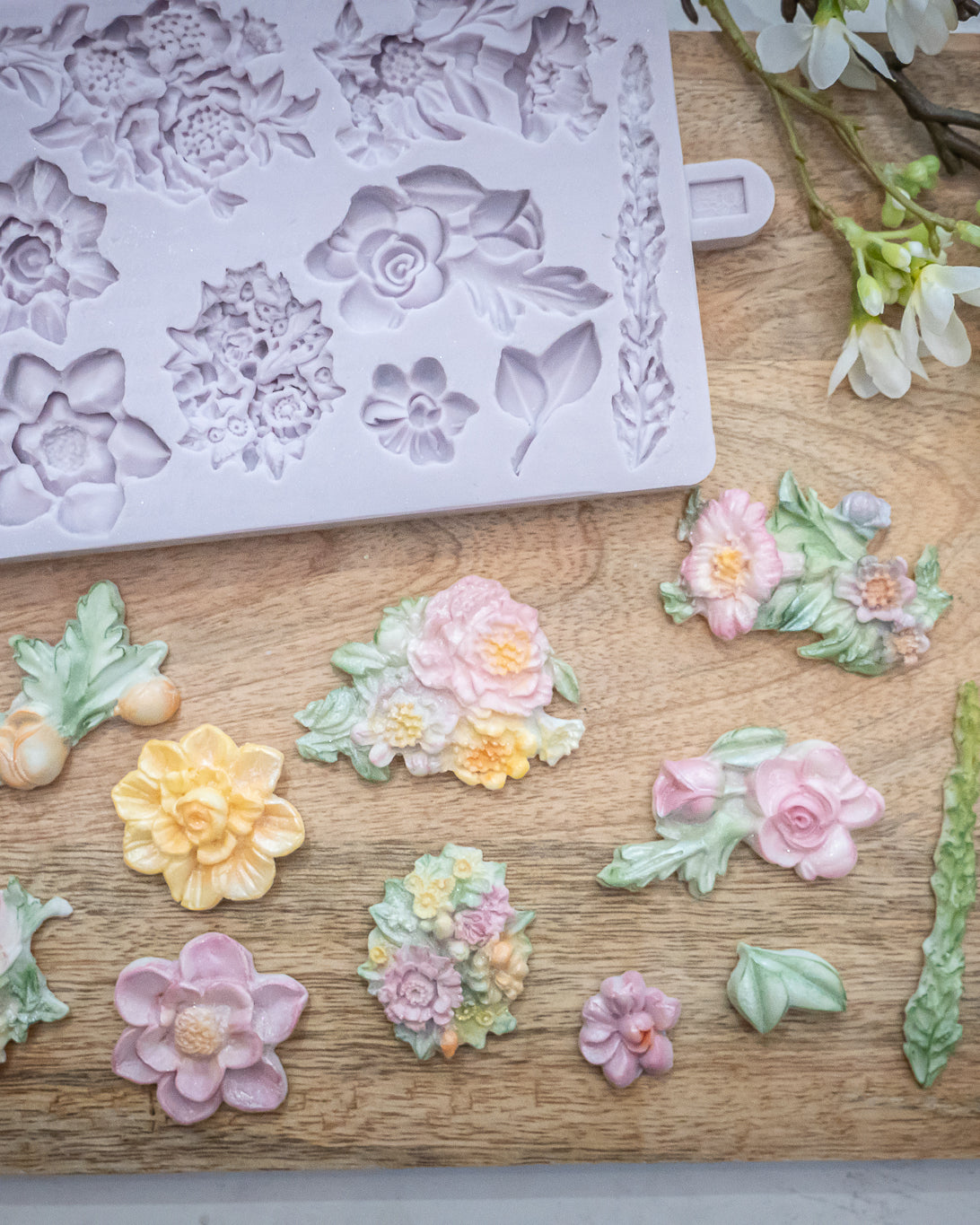 Floral Essentials Silicone Mould