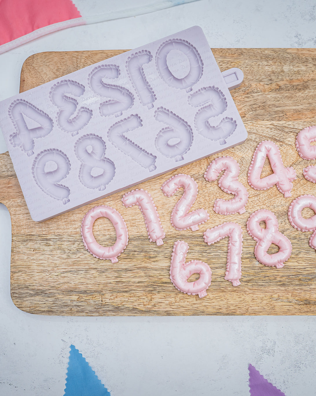 Balloon Numbers Silicone Mould