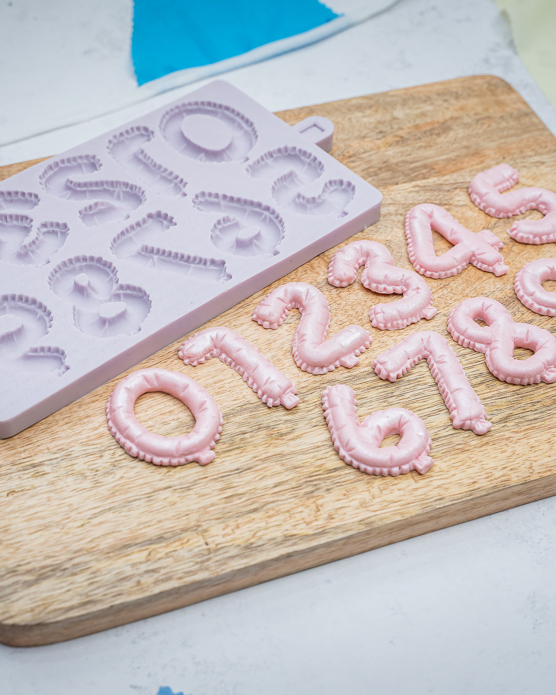 Balloon Numbers Silicone Mould