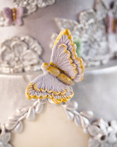 brush embroidery butterflies silicone mould