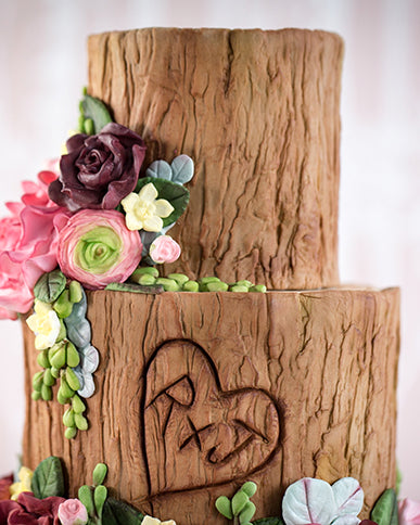 Rustic Woodland Bark Silicone Mould