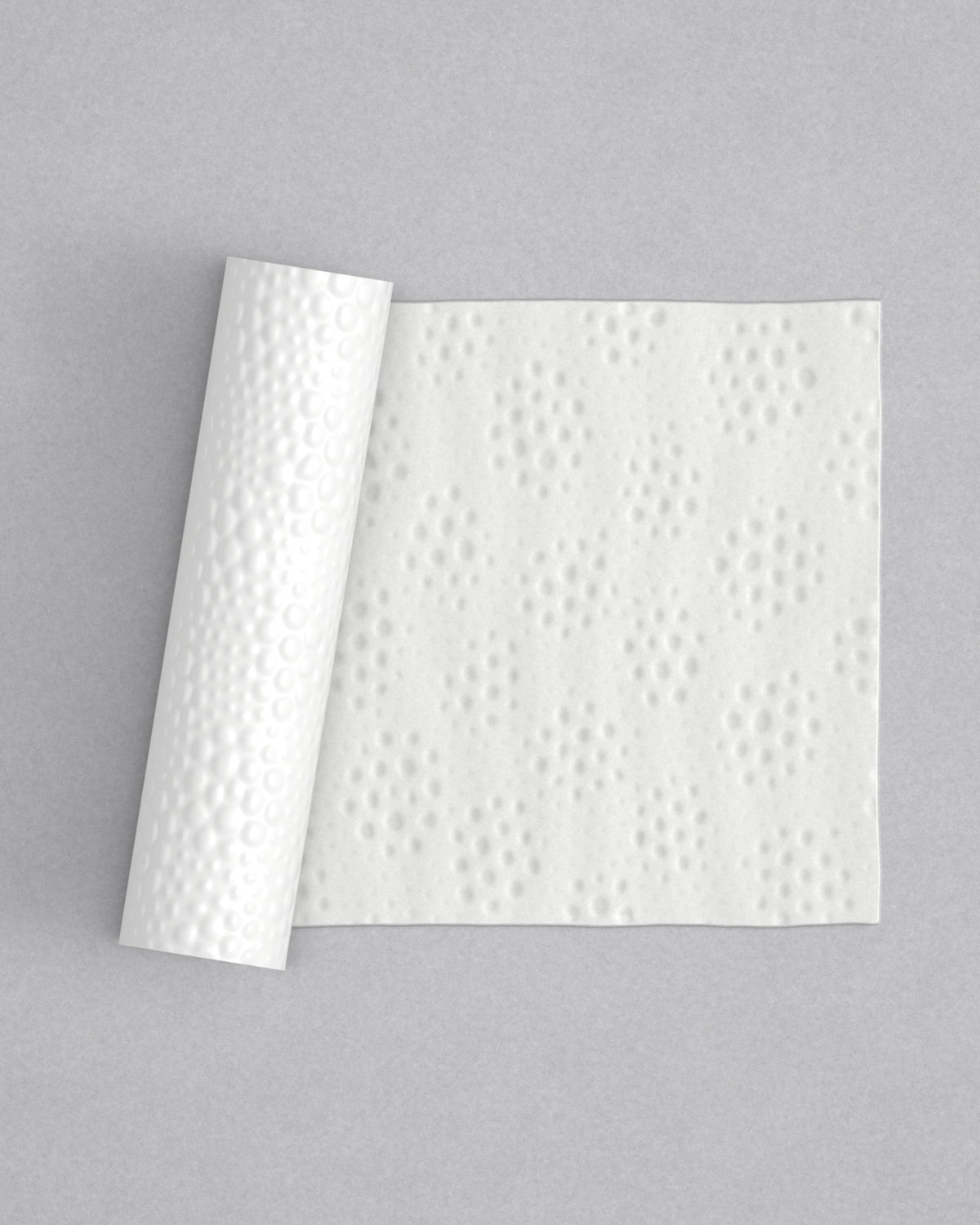 No.53 Cavara mini 4" texture rolling pin with its pattern rolled out on white fondant - Prop Options