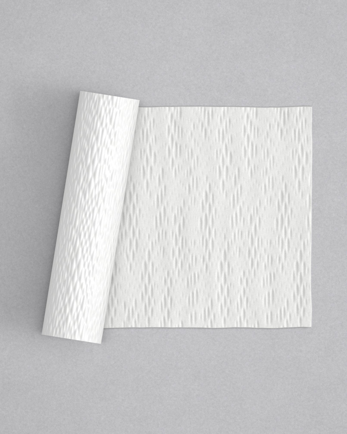 No.57 Verta mini 4" texture rolling pin with its pattern rolled out on white fondant - Prop Options