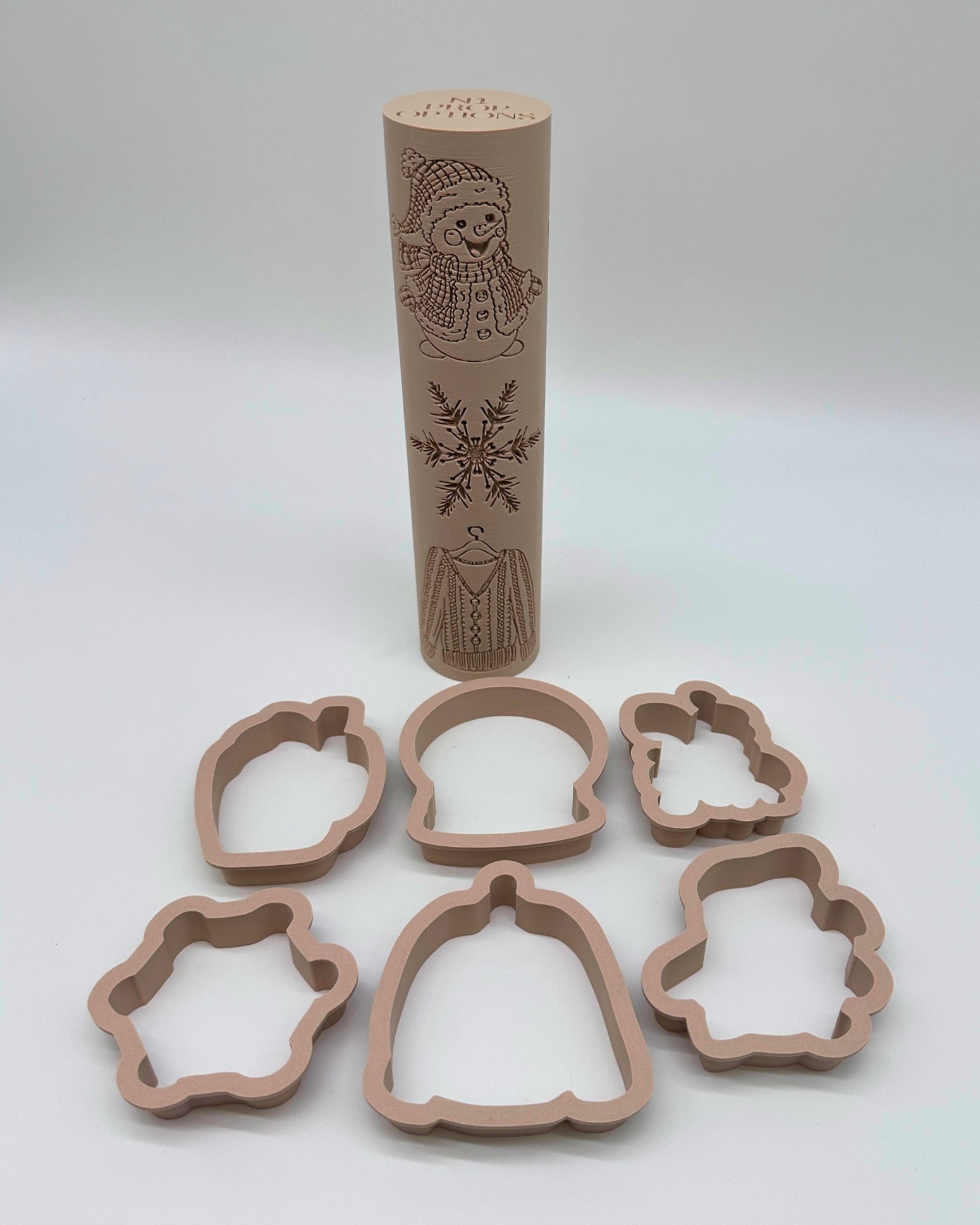 N1 - WINTER WONDERLAND ROLLING PIN AND CUTTER SET