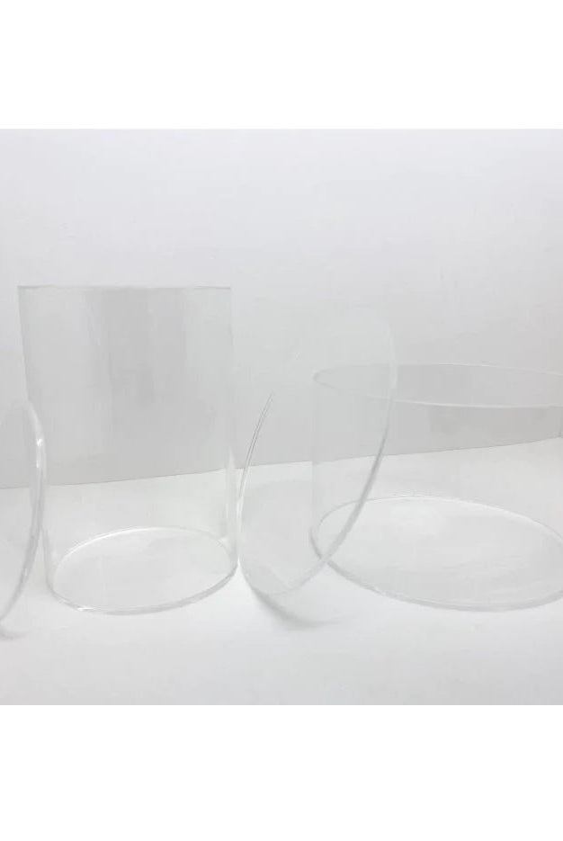 Acrylic Fillable Clear Tier Additional Replacement Lids - Prop Options