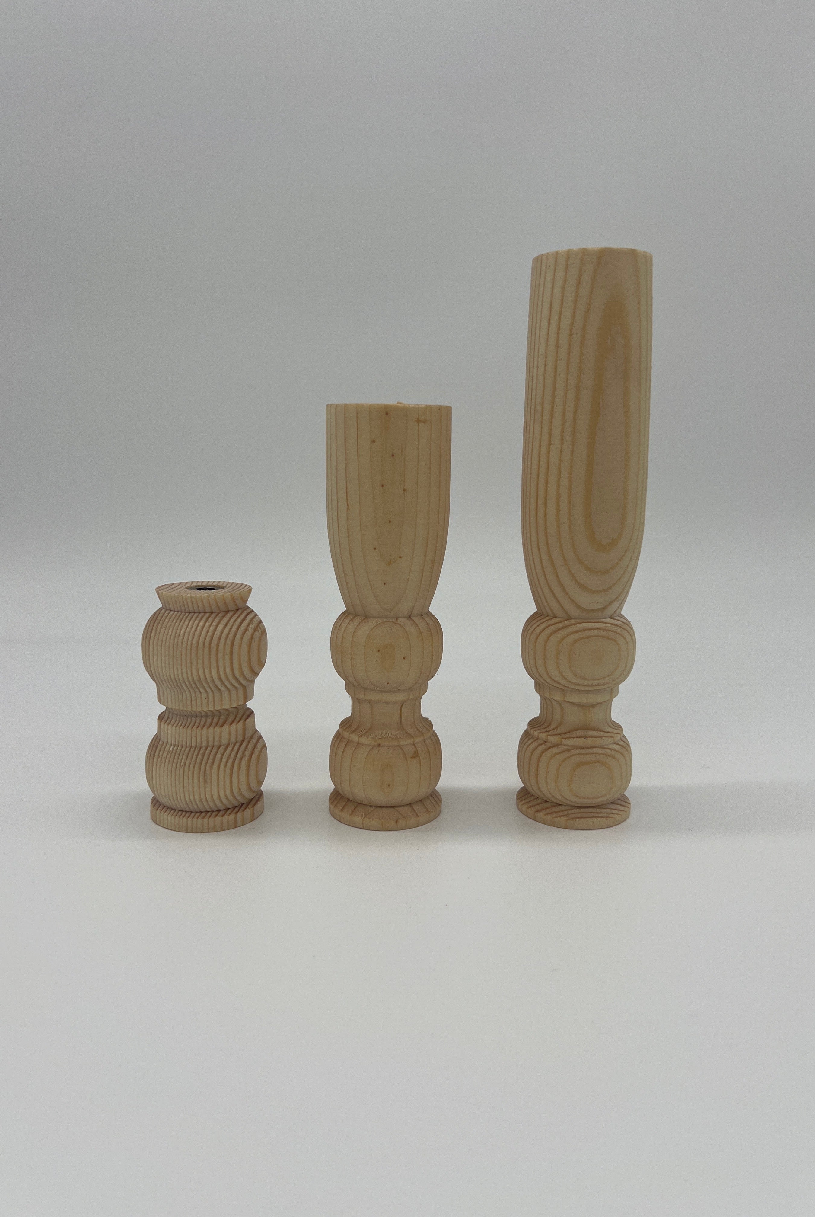 Additional Birch Pedestal Wooden Middles - The Scandinavian Collection - Prop Options