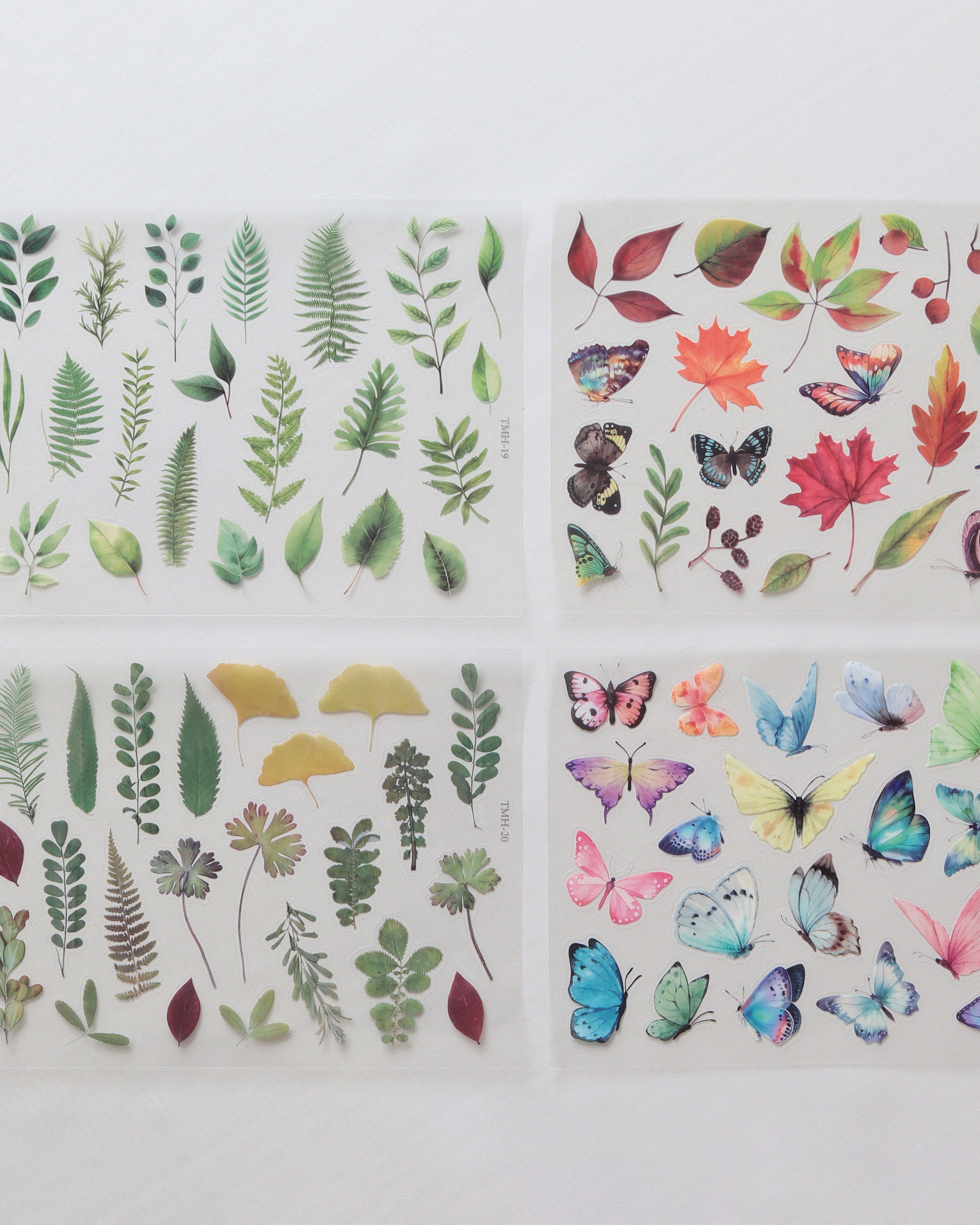 Clear Tier Floral Stickers - Prop Options