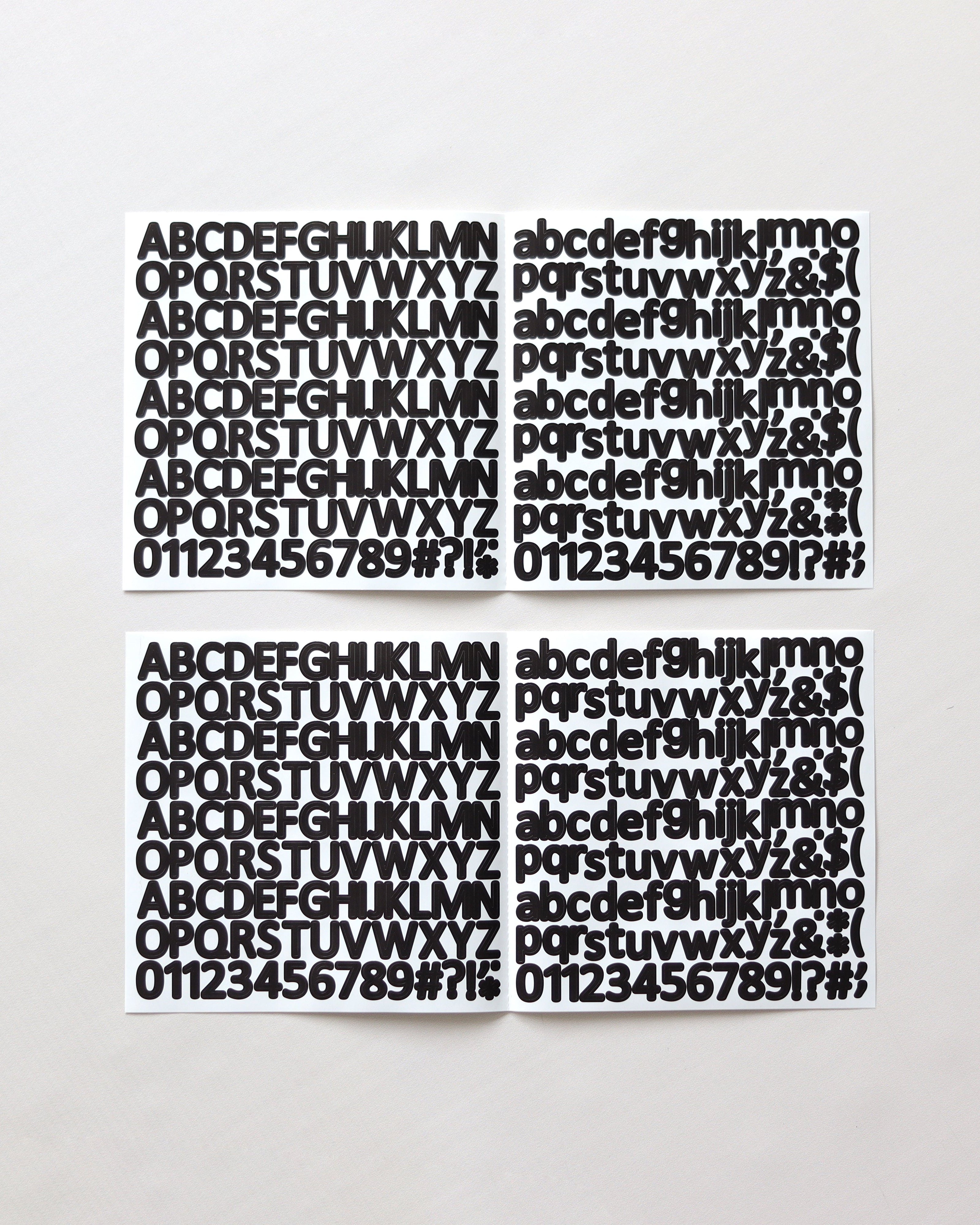 Clear Tier Floral Stickers - Prop Options