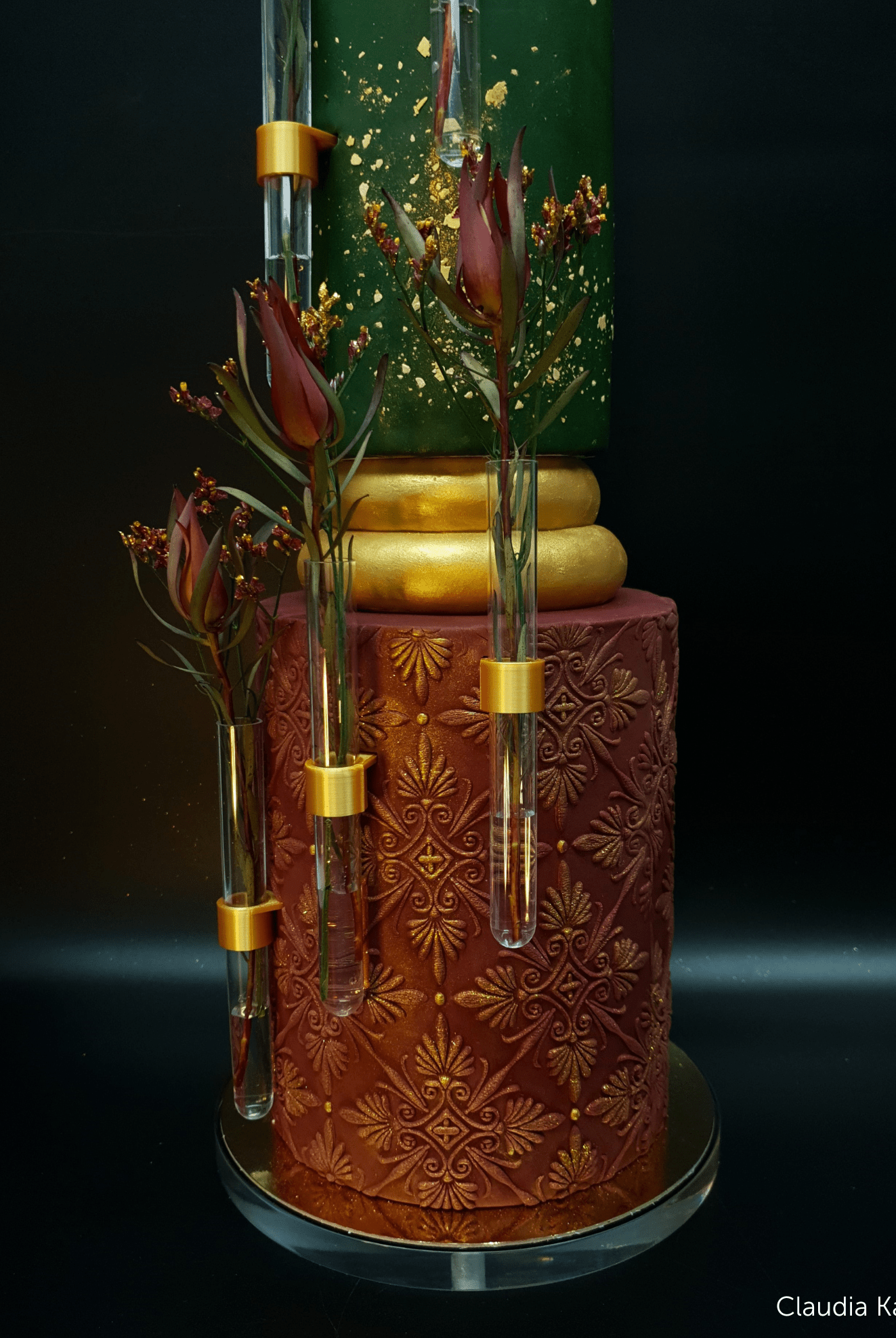 Floating Floral Vial Holders - Set of 5 - Prop Options