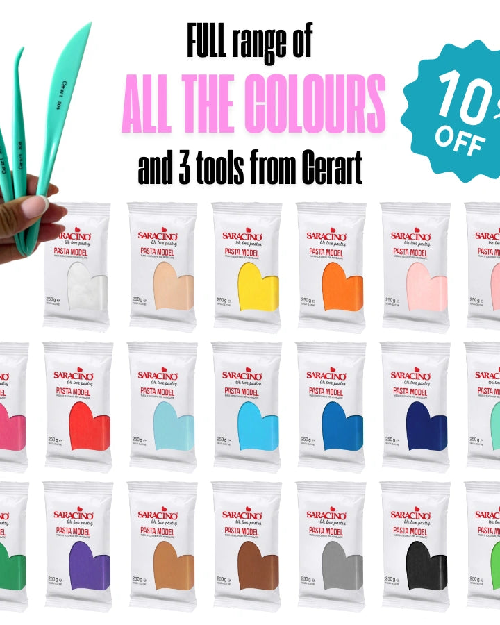 Bulk Buy Full Set of Pasta Model Colours 20x250g Plus FREE 3 Cerart tools