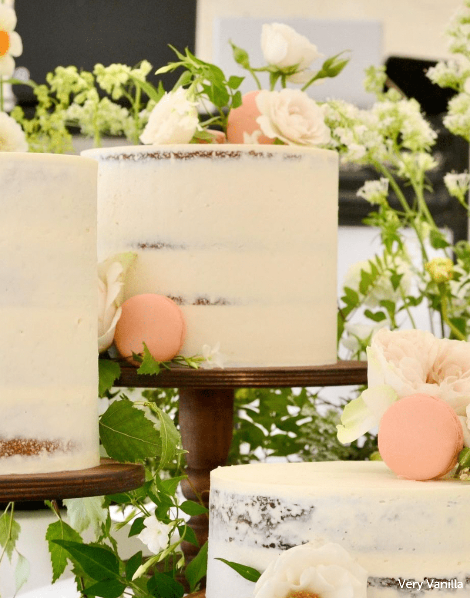 PropBundles - Trio of Original Scandinavian Birch Pedestal Cake Stands - Same Diameters - Prop Options