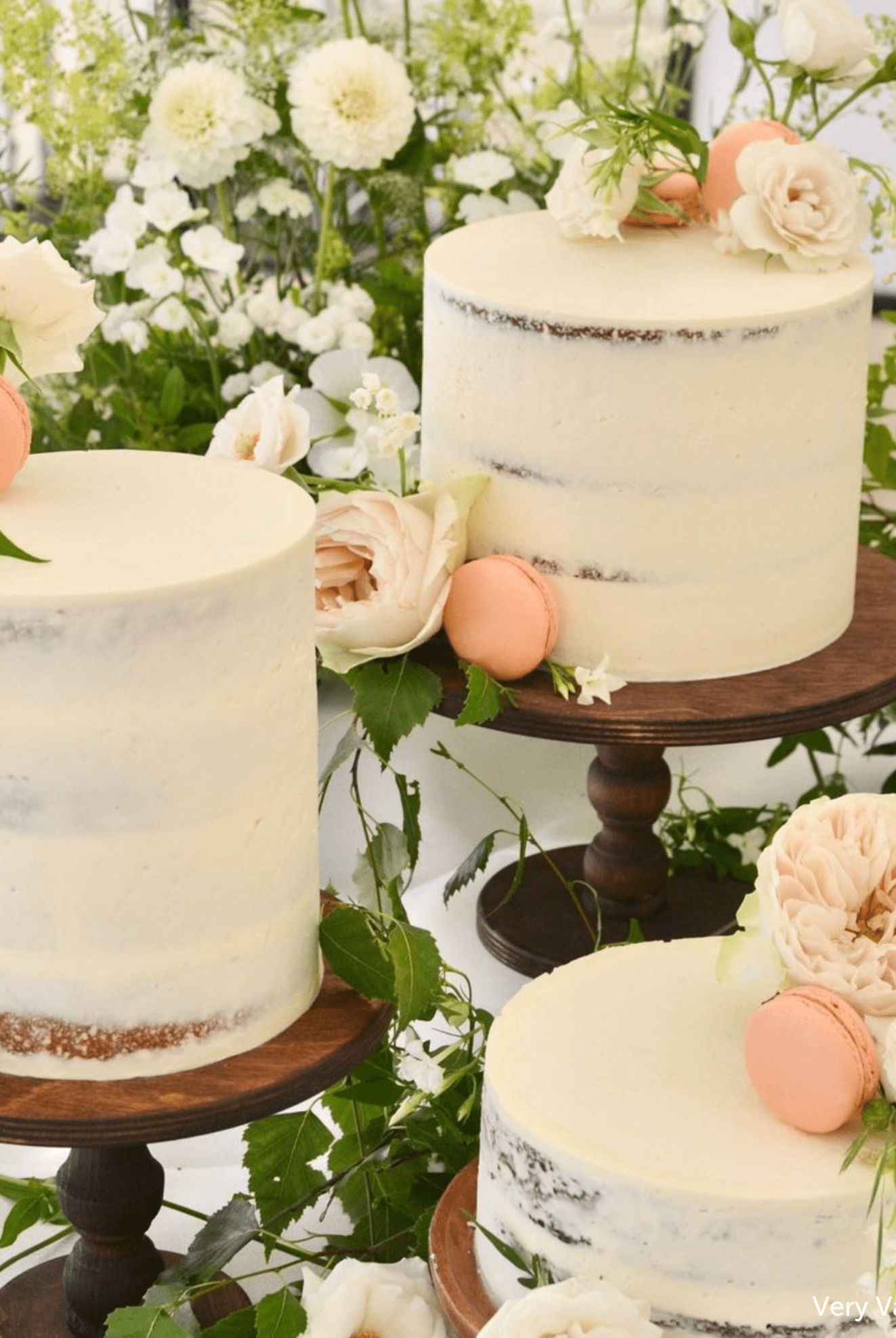 PropBundles - Trio of Original Scandinavian Birch Pedestal Cake Stands - Same Diameters - Prop Options