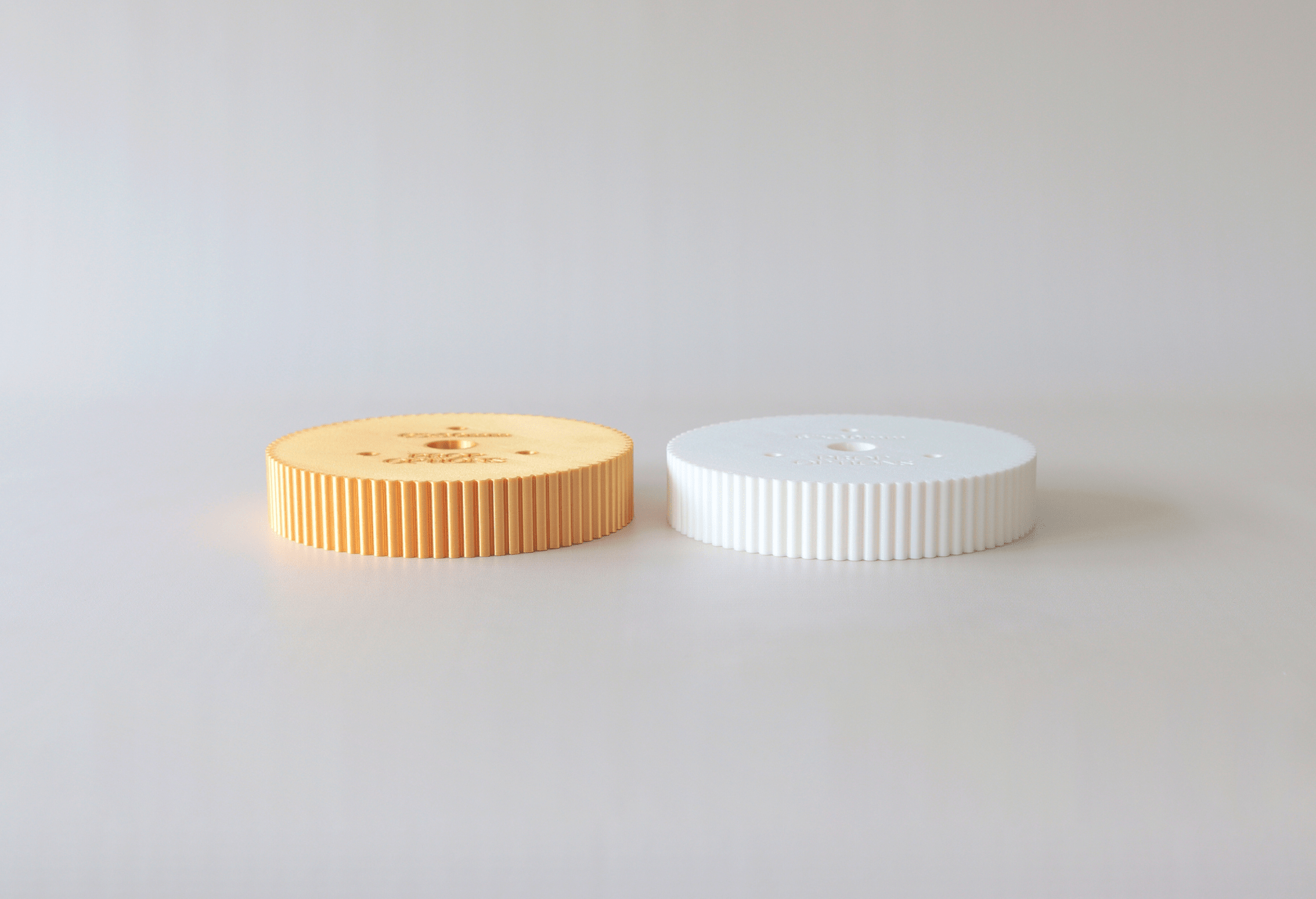 Round 30mm Reeded Cake Spacer - Prop Options