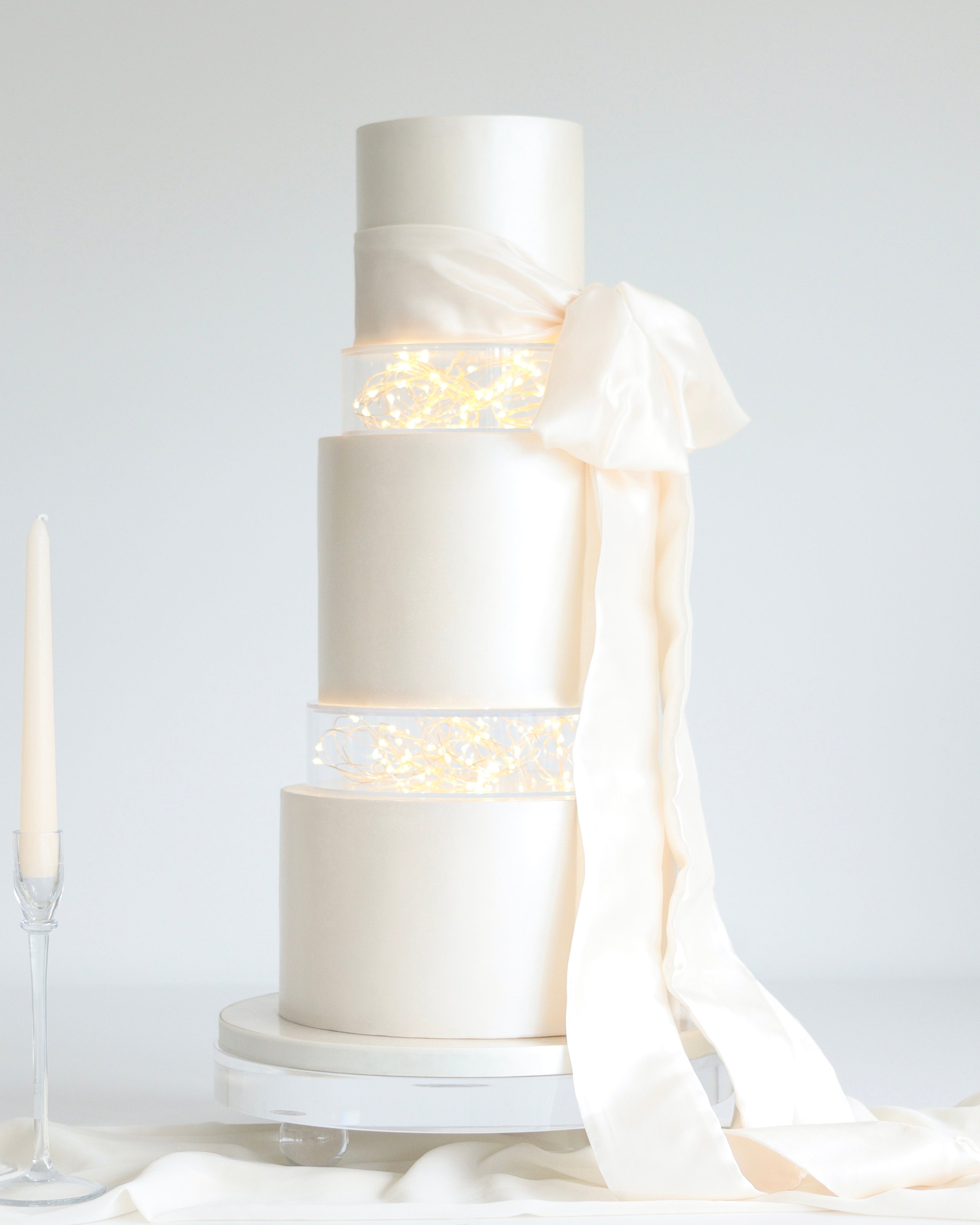 Round Acrylic Fillable Clear Tiers - Prop Options