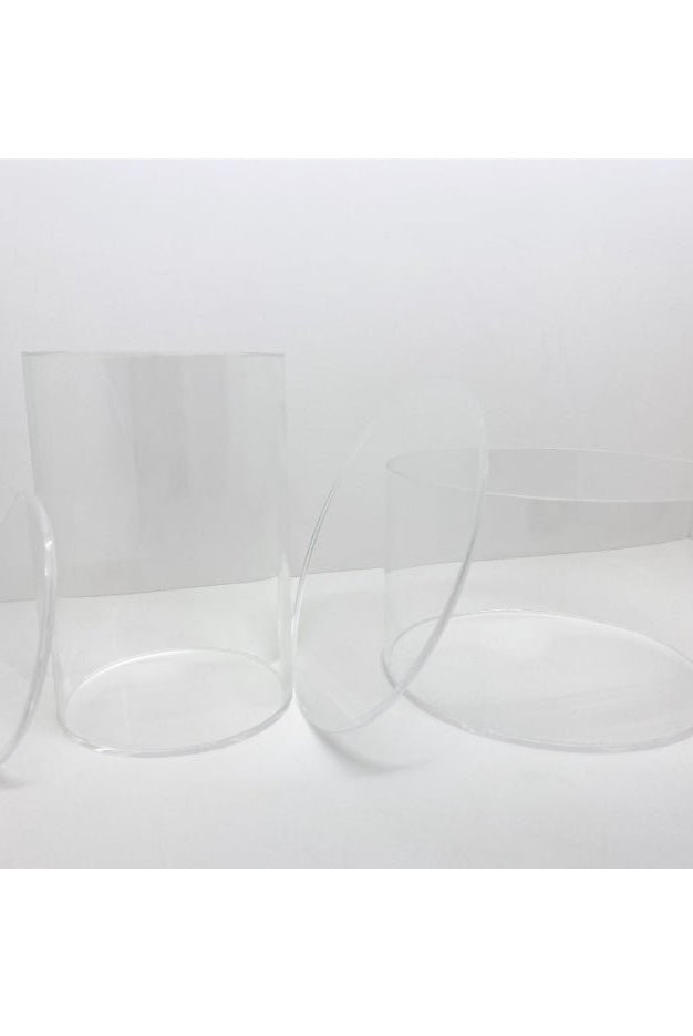 Round Acrylic Fillable Clear Tiers - Prop Options