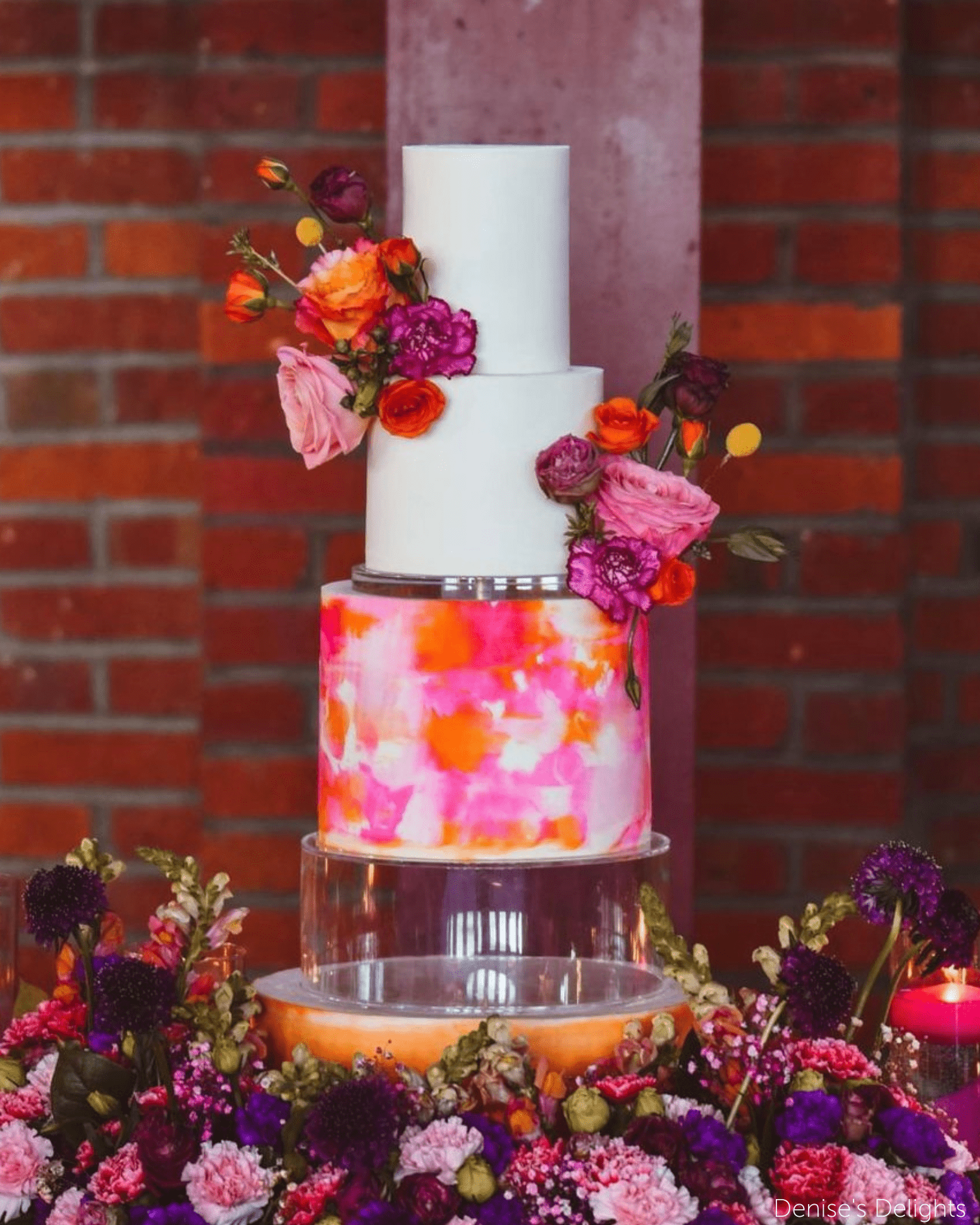 Round Acrylic Fillable Clear Tiers - Prop Options