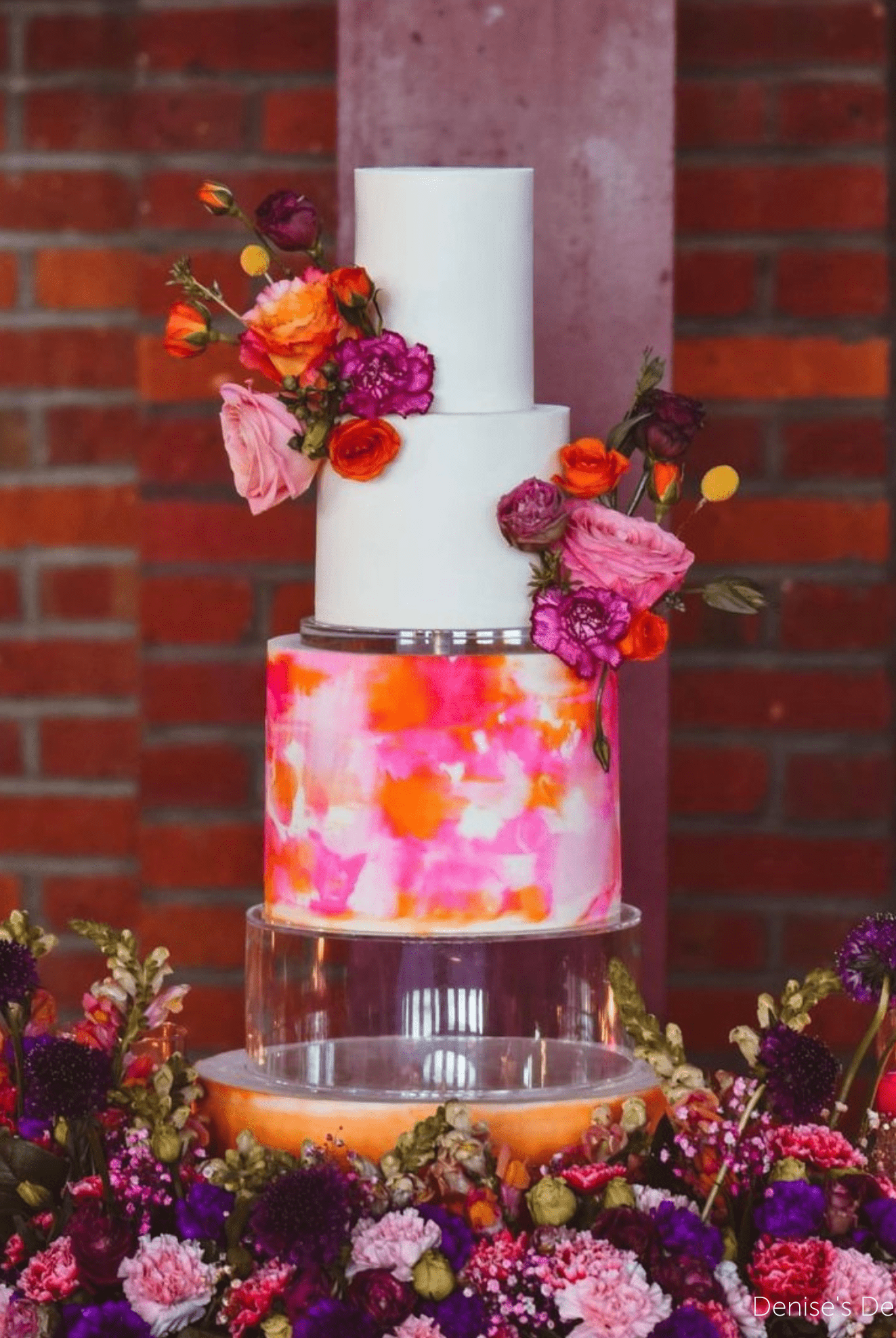 Round Acrylic Fillable Clear Tiers - Prop Options