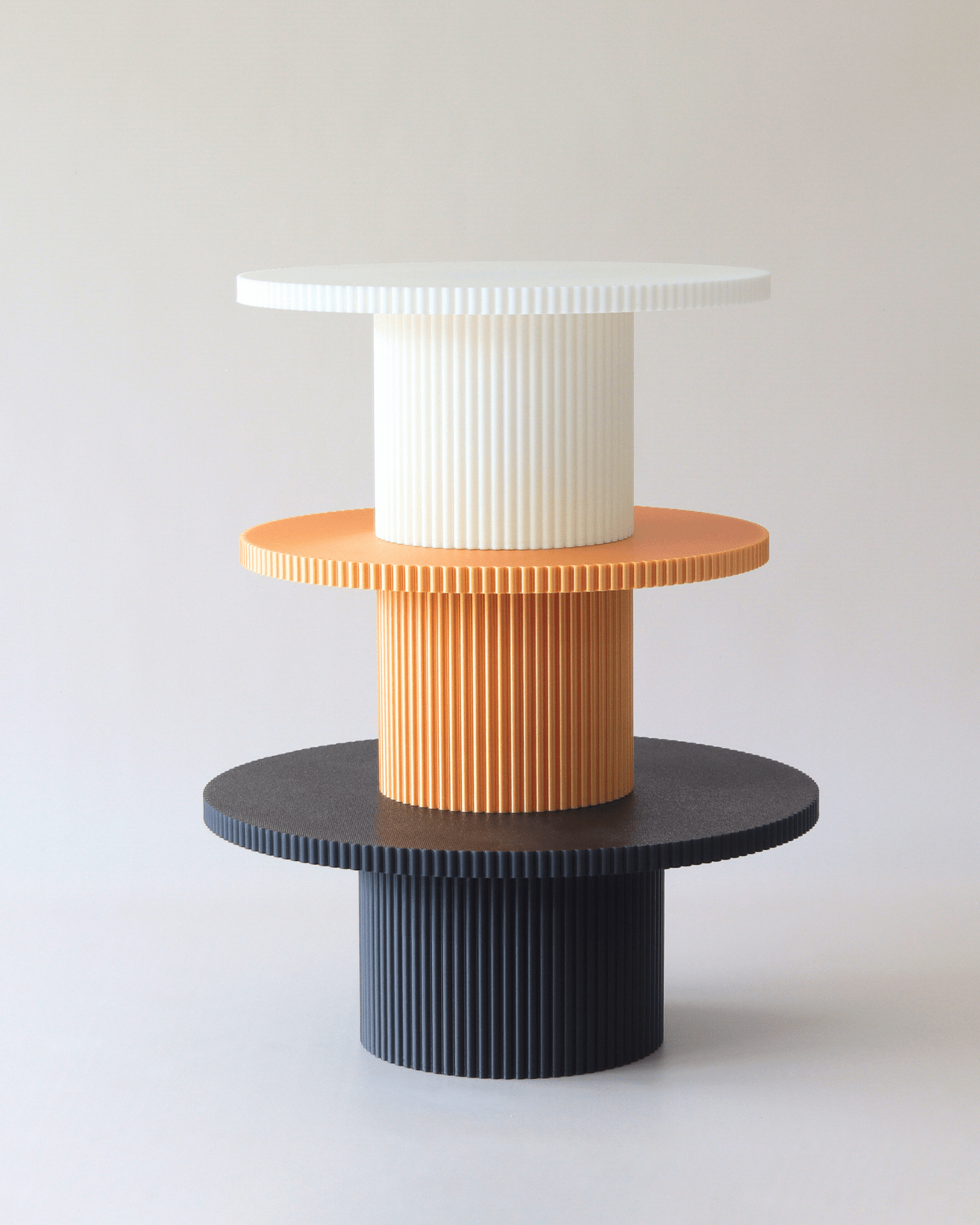 Round Reeded Cake Stand - Prop Options