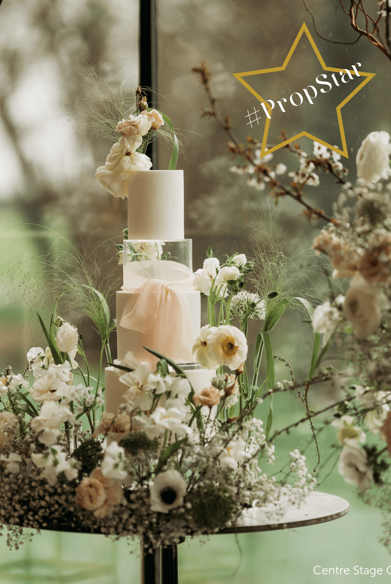 Shop The Look - Floral Elegance with Centre Stage Cakes - Prop Options