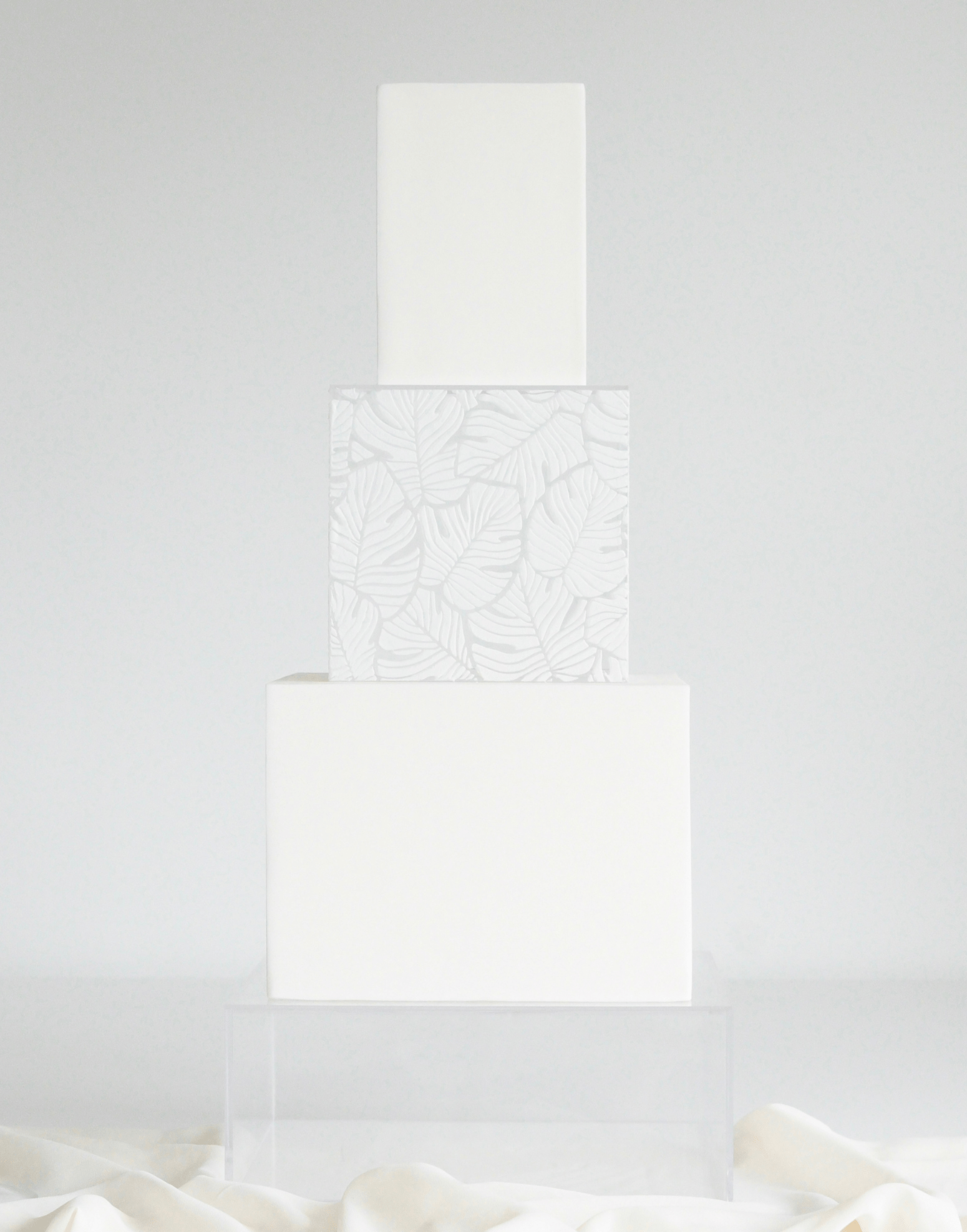 Square Acrylic Fillable Clear Tiers - Prop Options