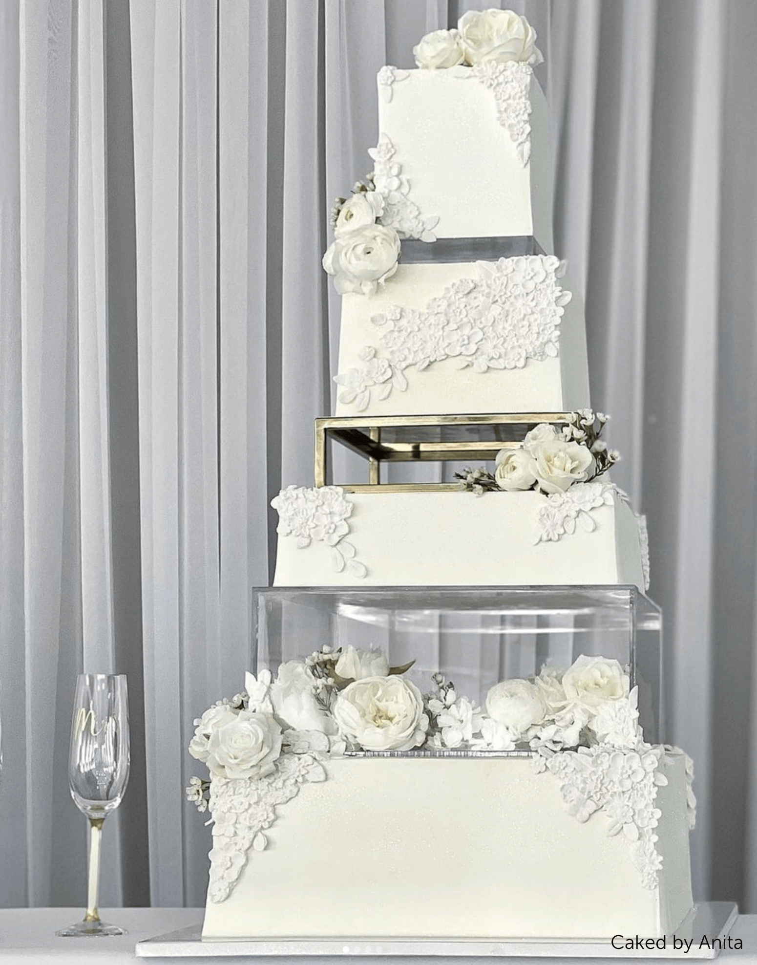 Square Acrylic Fillable Clear Tiers - Prop Options