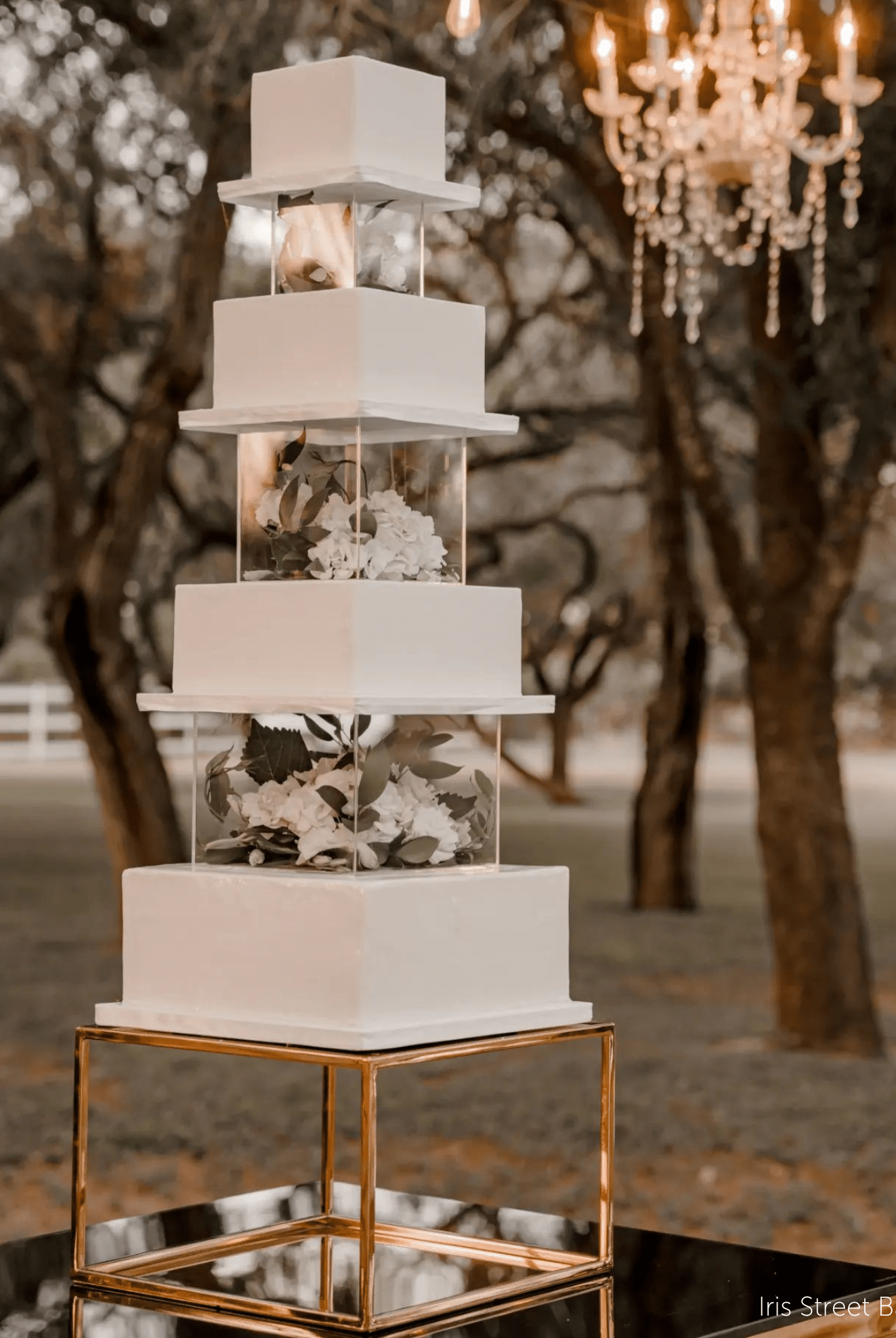 Square Acrylic Fillable Clear Tiers - Prop Options