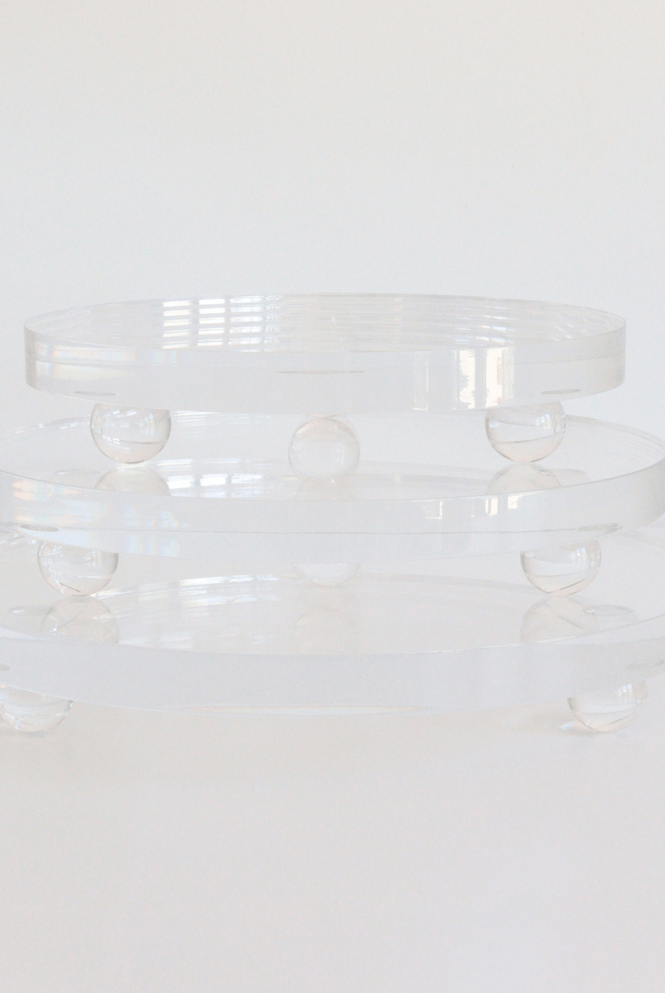 The Stage - Acrylic Footed Cake Stand - Prop Options