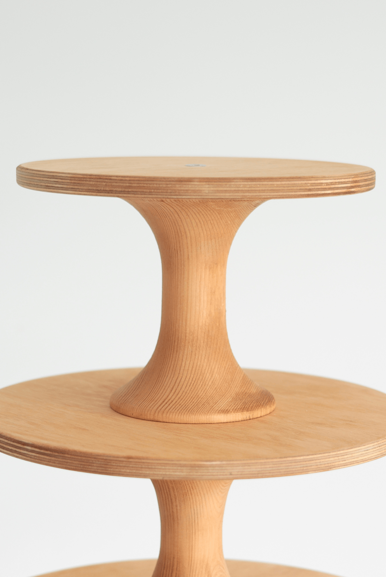 Deluxe Adjustable Scandinavian Birch Cupcake Stand - Prop Options