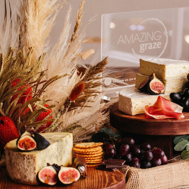 Dessert and grazing table styling tips and inspiration using Prop Options Olive boards
