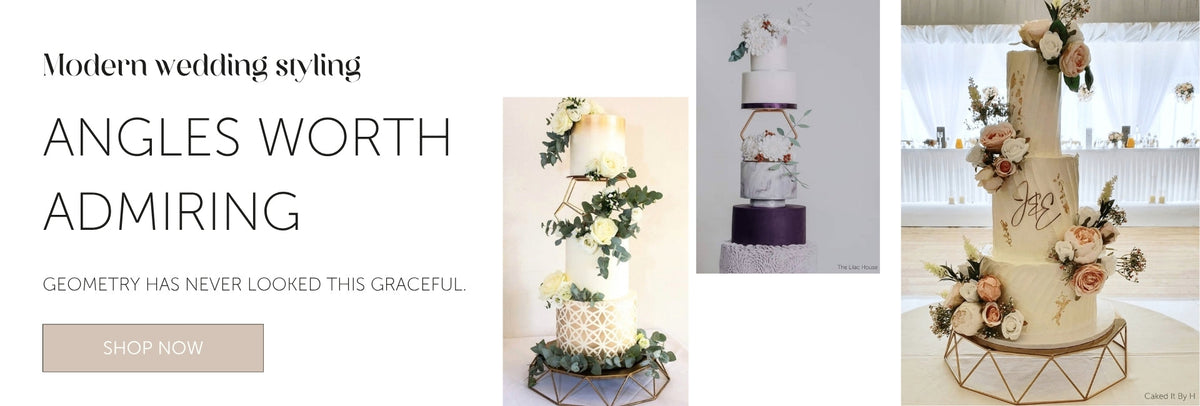 Geometric Wedding Cakes: Clean Lines, Sharp Styling and Contemporary Cake Displays