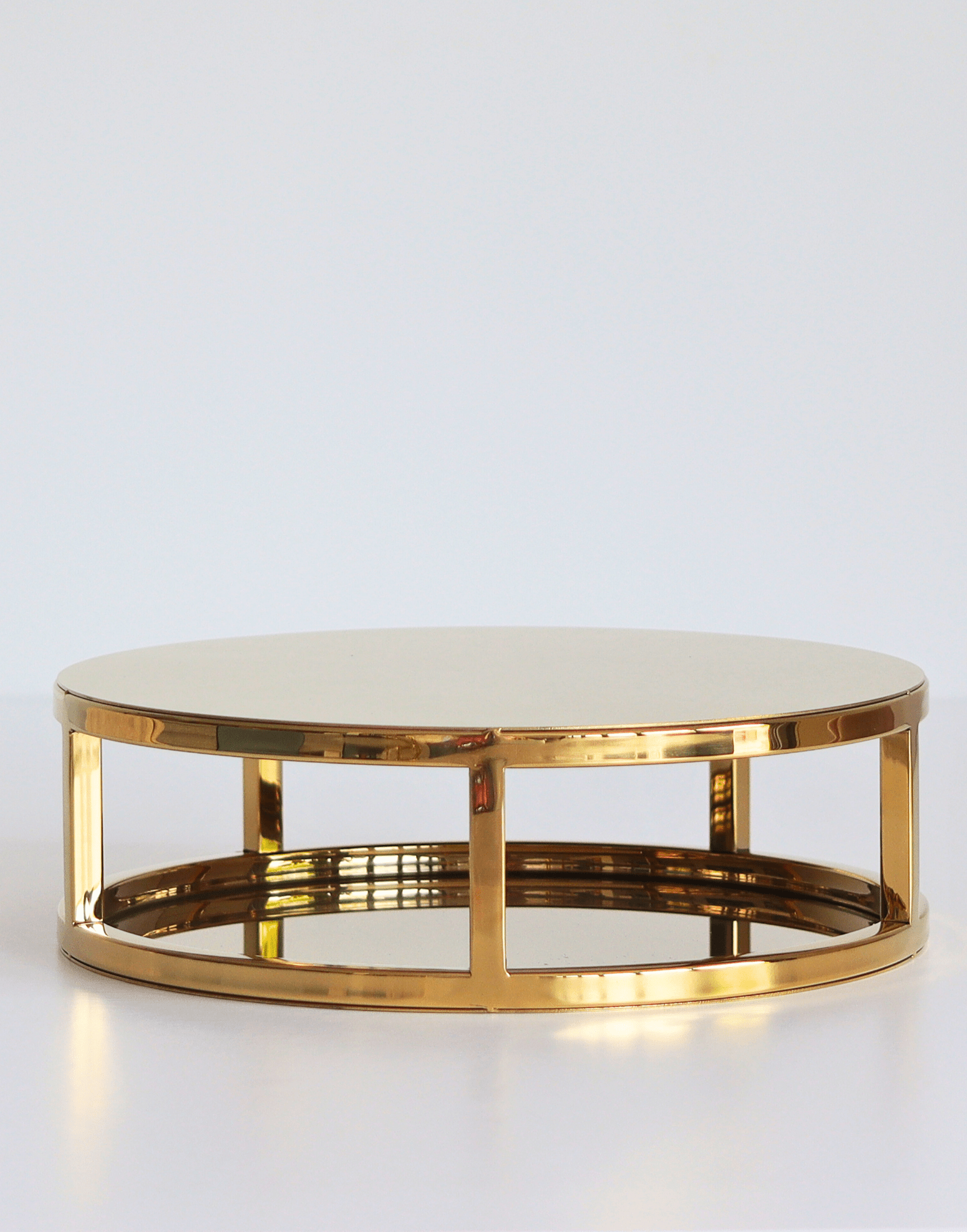 10" Round Metallic Cake Separator - Prop Options