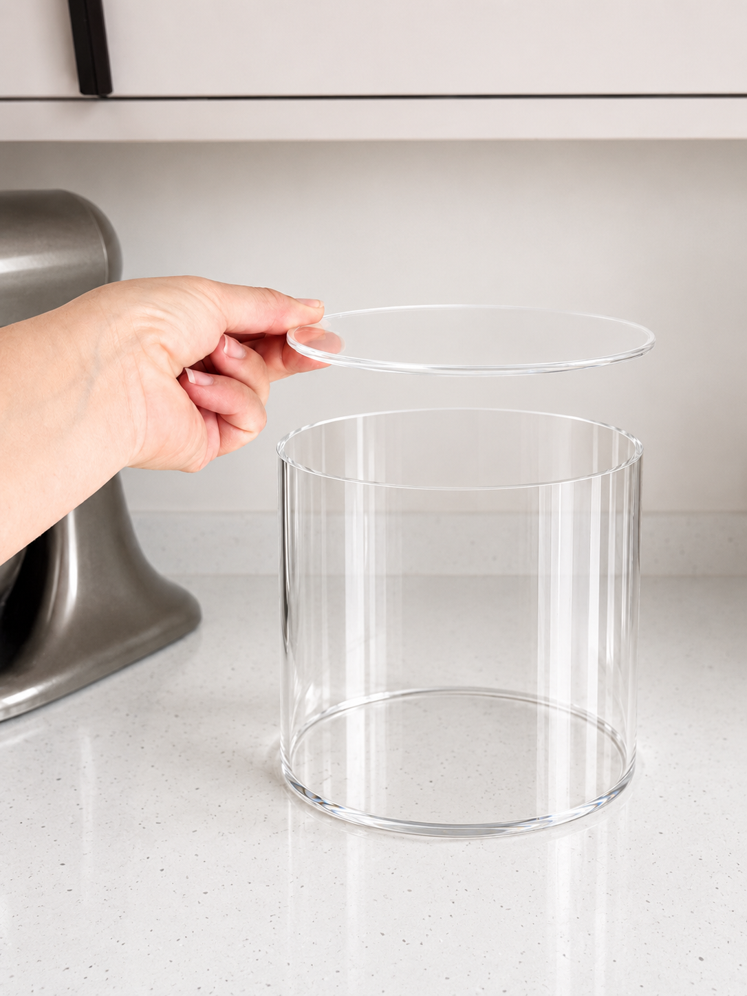 Replacement Lids for Acrylic Fillable Clear Tier - Prop Options