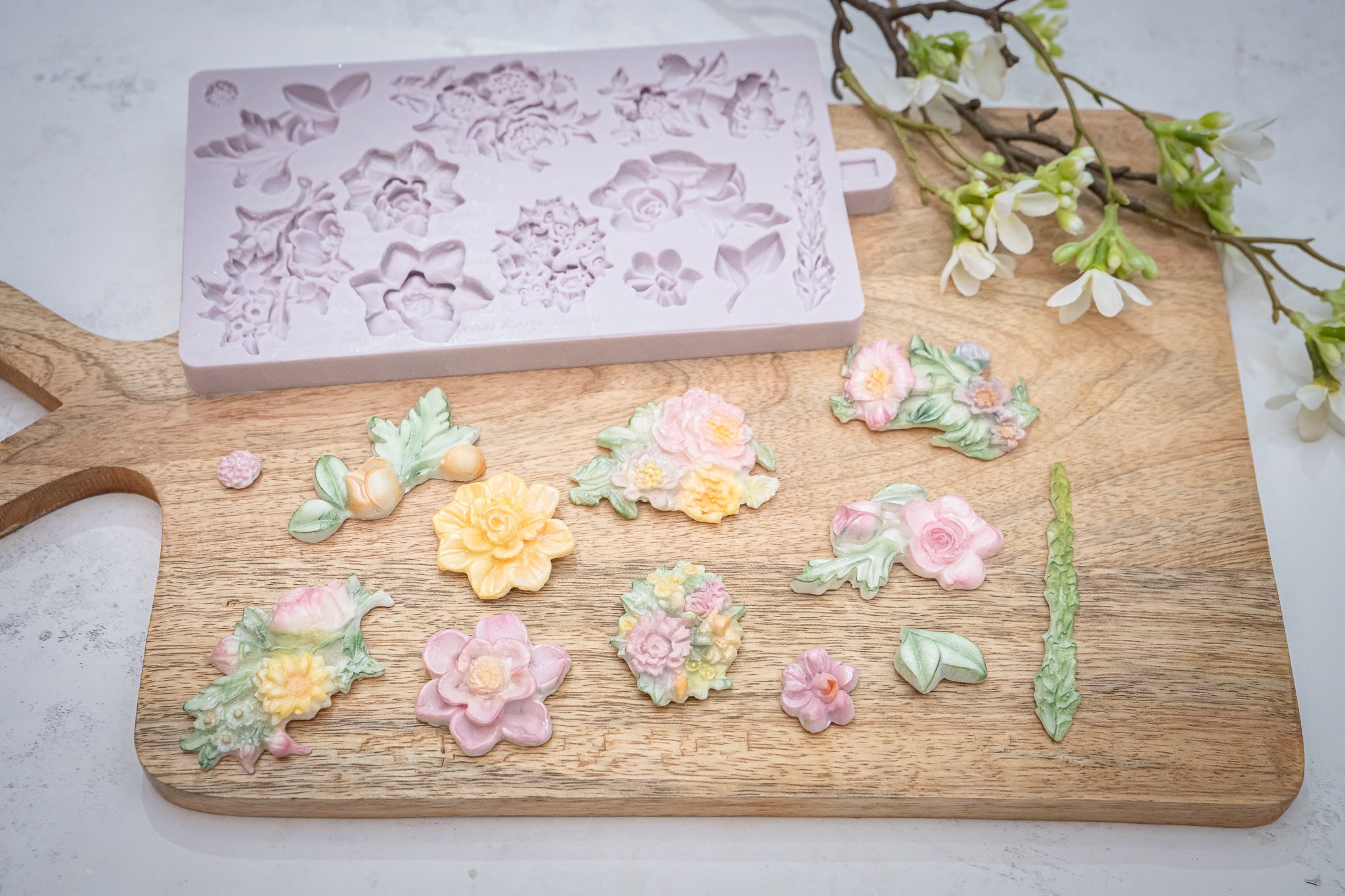 Floral Essentials Silicone Mould